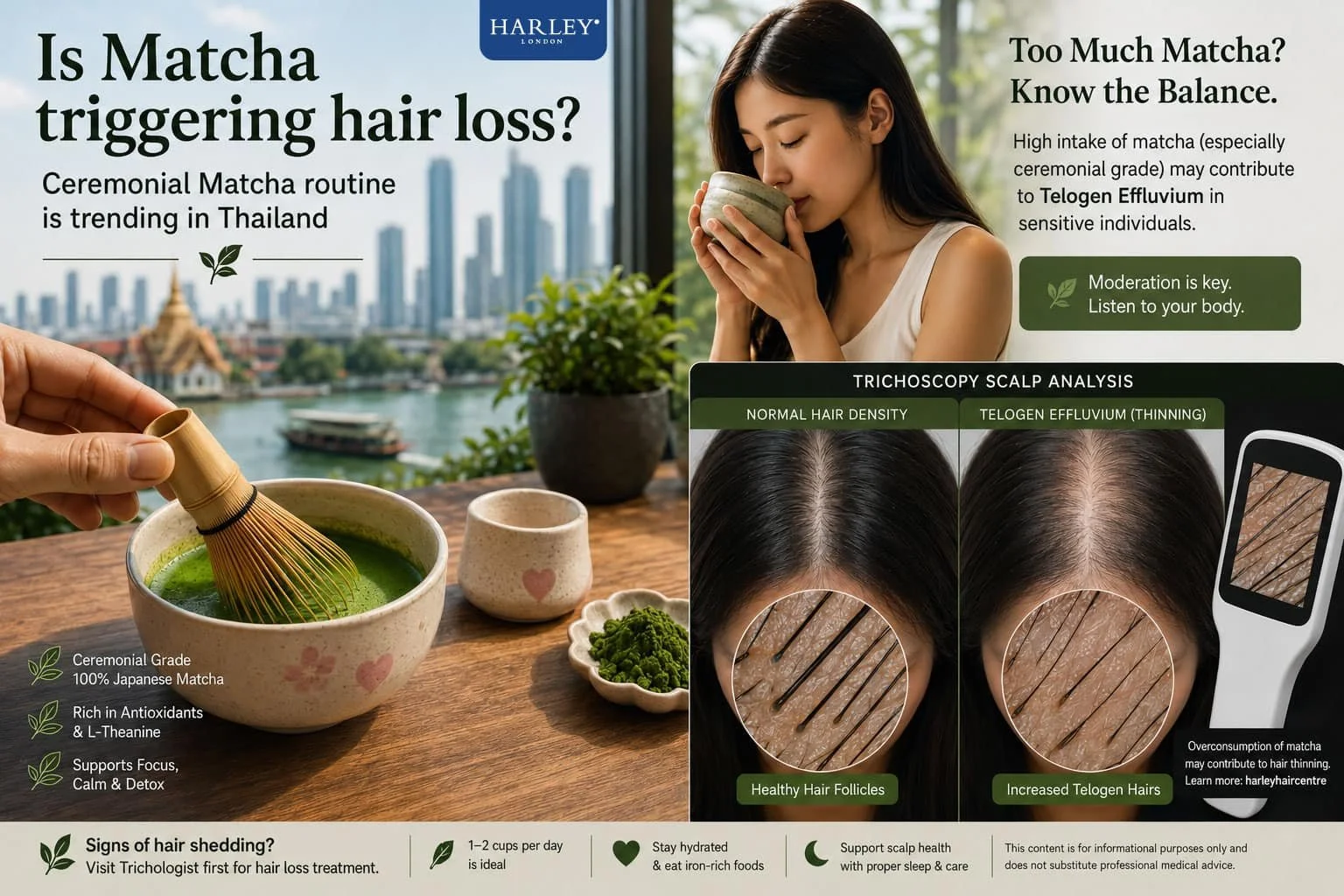 The Dark Side of the Green Rush: How Thailand’s Matcha Obsession Could Be Thinning Your Hair