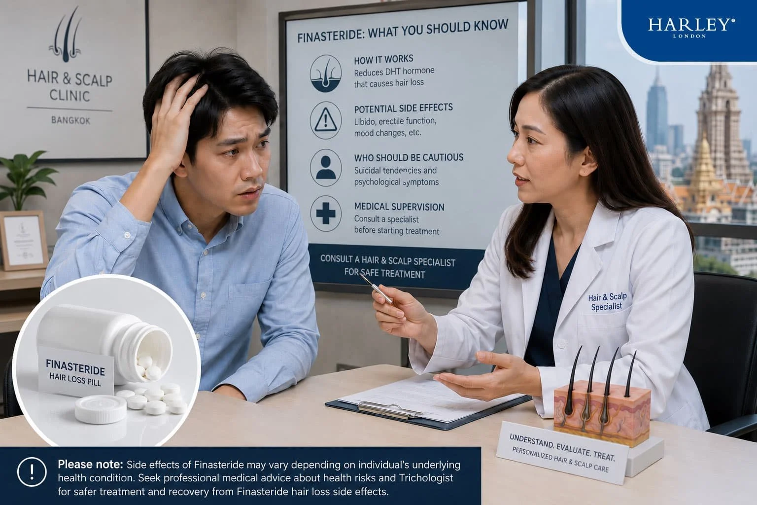 The Truth About Finasteride for Hair Loss: Risks, Controversies, and the Safer Trichological Alternative