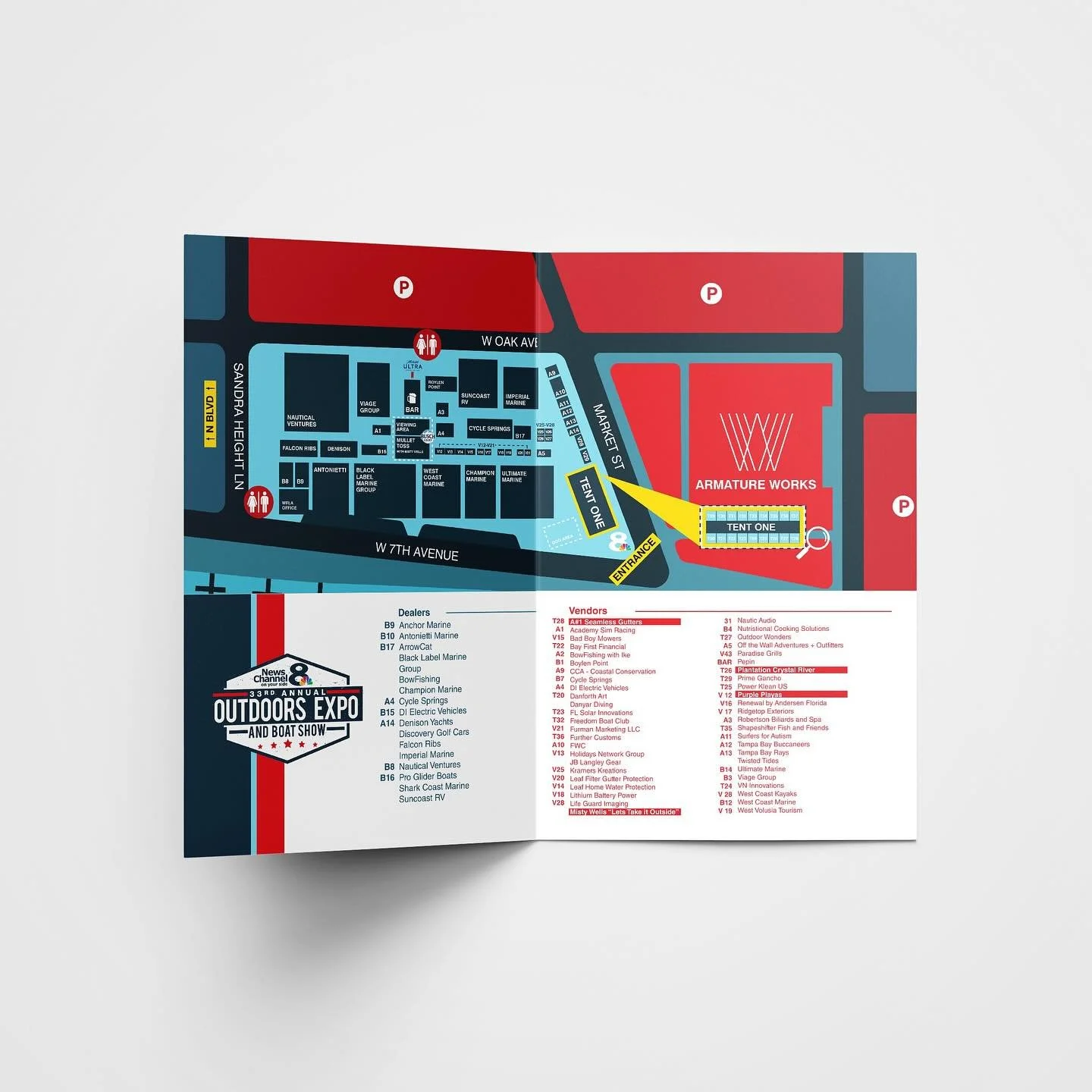 Boats and Eclipses ⚓️

//Nexstar Media Group //NC8 //WFLA //Pamphlet Layout //Solar Glasses Design //Truck Billboard Promo&amp; Fullscreen design