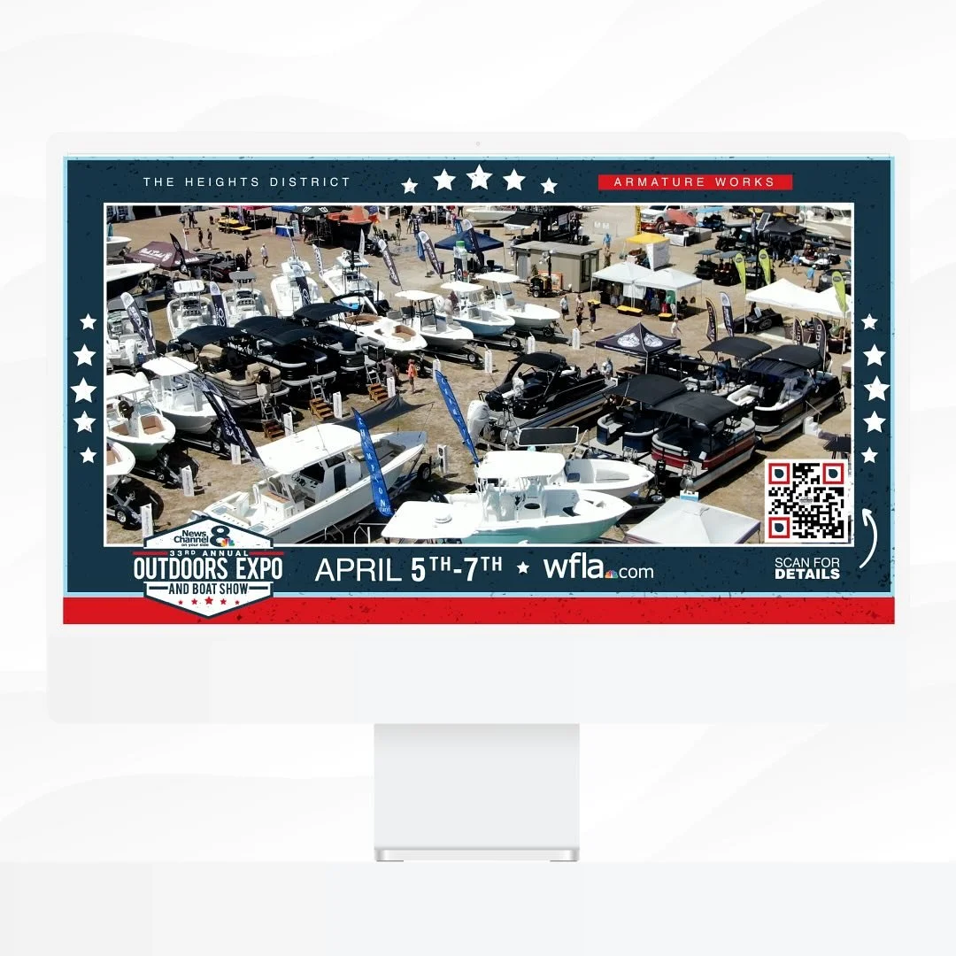 Come see the marketing crew on Friday &amp; Saturday (5th&amp;6th) ⚓️

//Nexstar Media Group //NC8 //WFLA //Promo Graphics