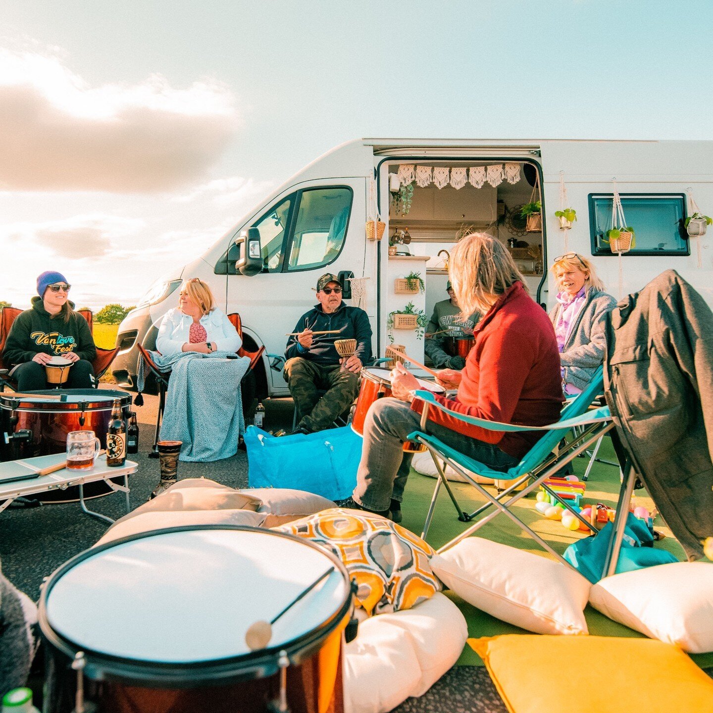 Who's hopping aboard your van for the ultimate road trip this year? Tag your road trip comrades below and let the good vibes flow! 🚐❤️ 

#vanlove24 #vanlovefest #vanlife #vanlovecommunity #vanfestival #elvingtonairfield #festivalvibes