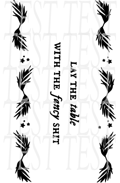 Lay the table SVG