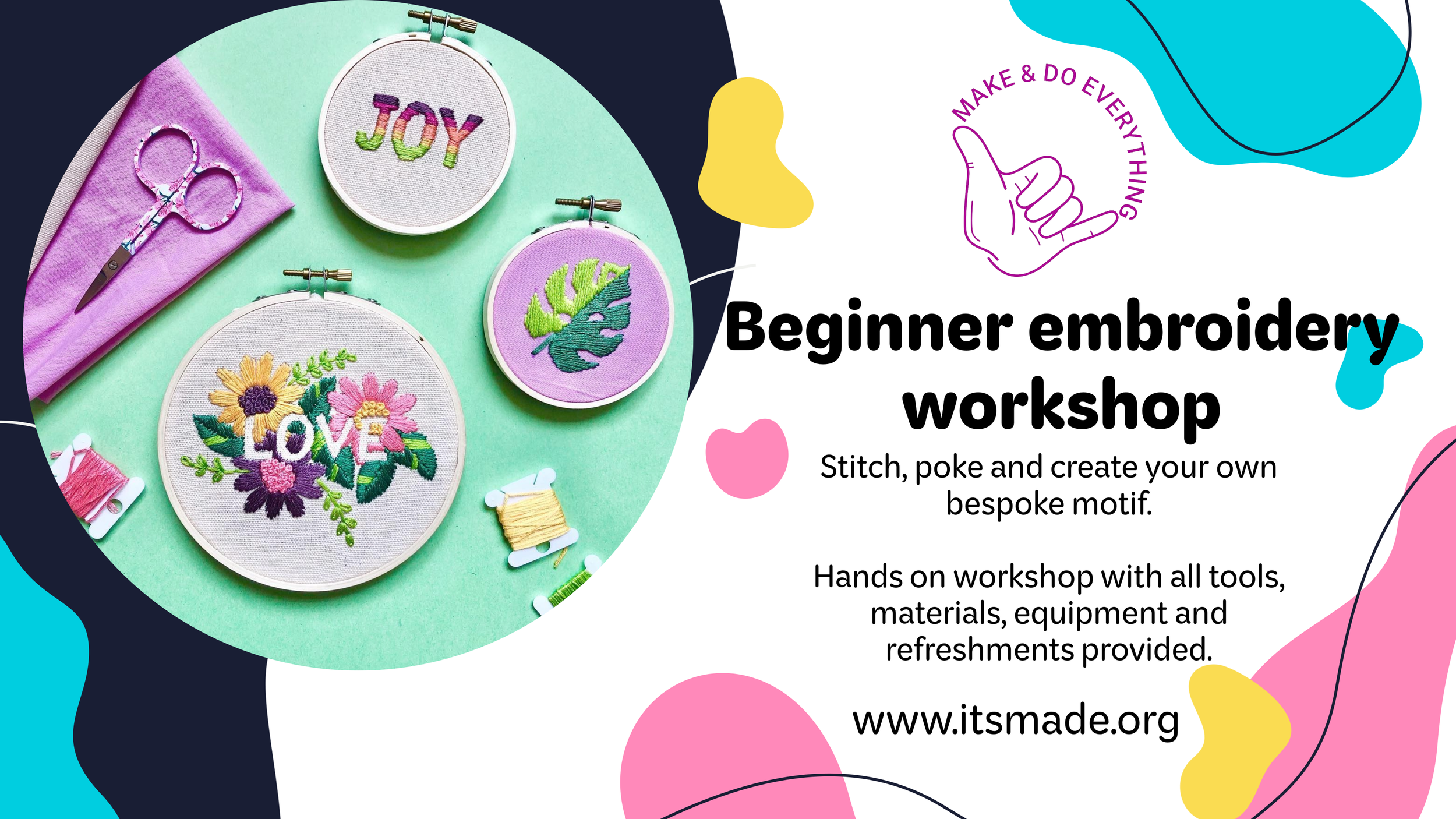 Embroidery for beginners - Aarhus edition