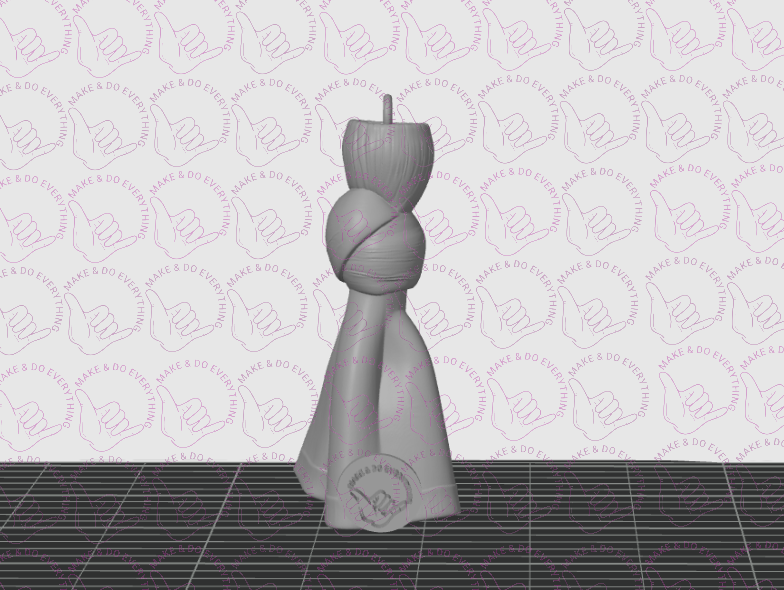 Scarf ornament STL file - Inspired by Taylor swift