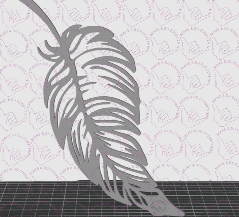 LOASG feather ornament STL - inspired by Taylor swift