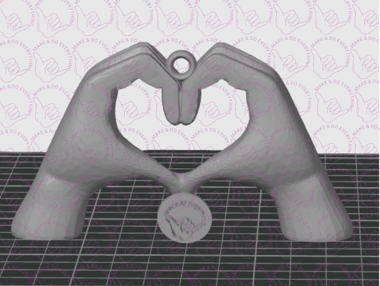 Lover hands STL - Taylor swift inspired ornament