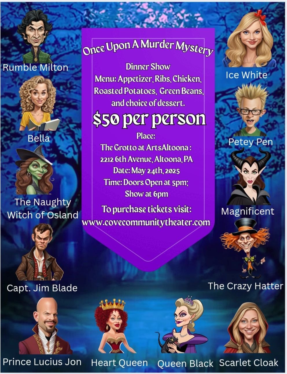 Once Upon a Murder Mystery Dinner Show