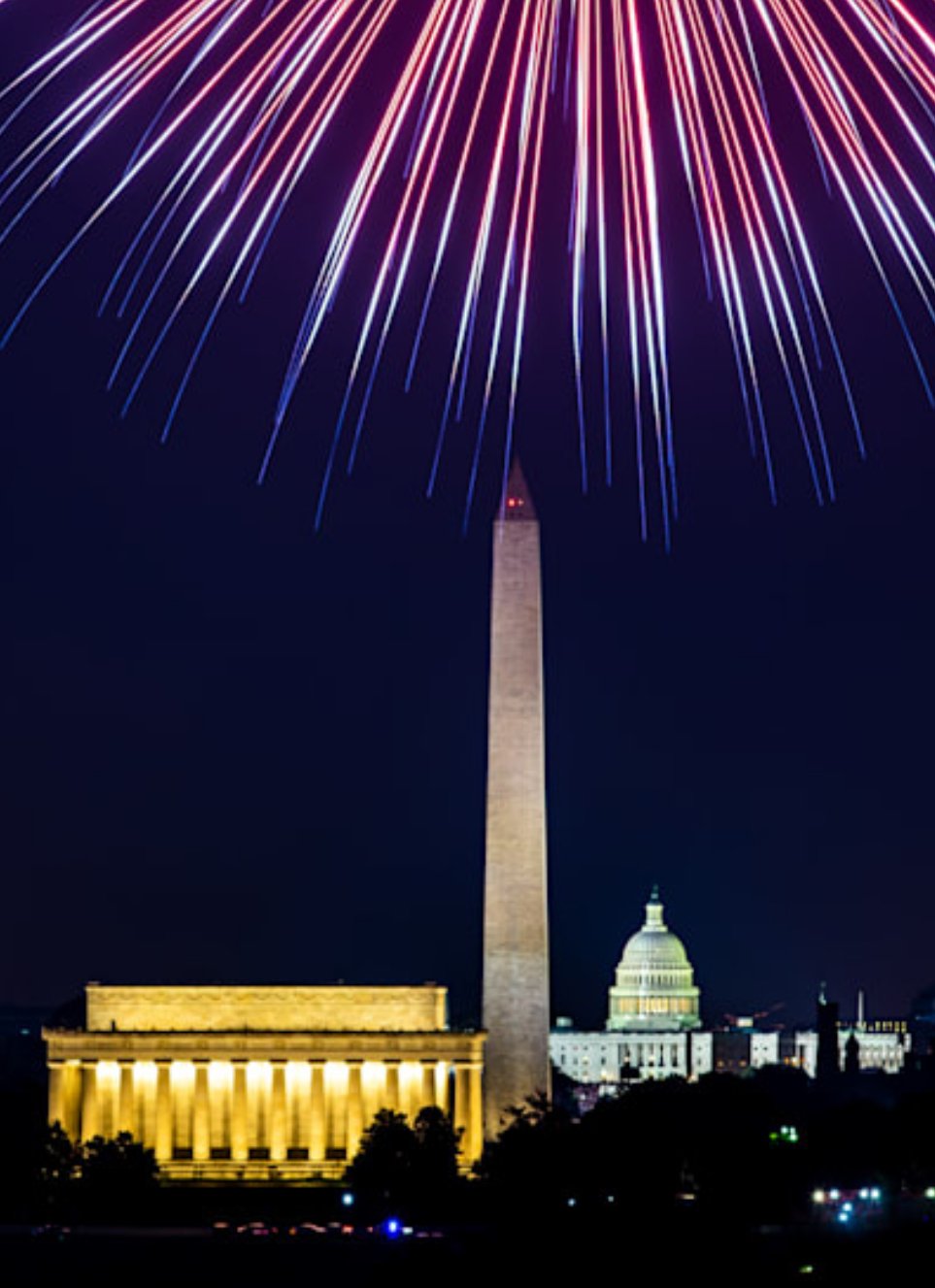 Fireworks over DC — 4th of July Fireworks