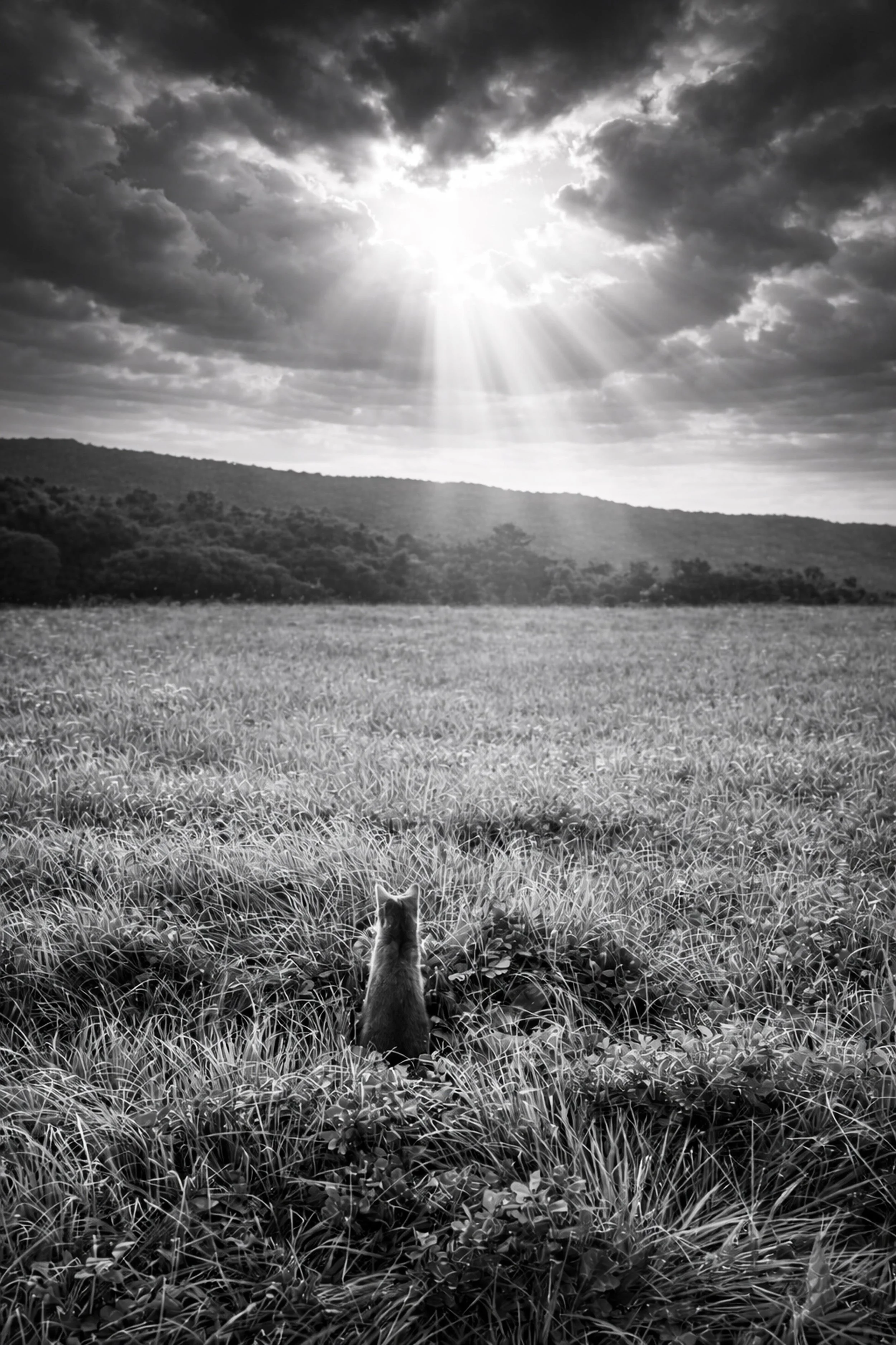 The Observer — A quiet moment in the open landscape, just taking it all in. It reflects a quieter kind of freedom — the ability to pause, observe, and simply be present.