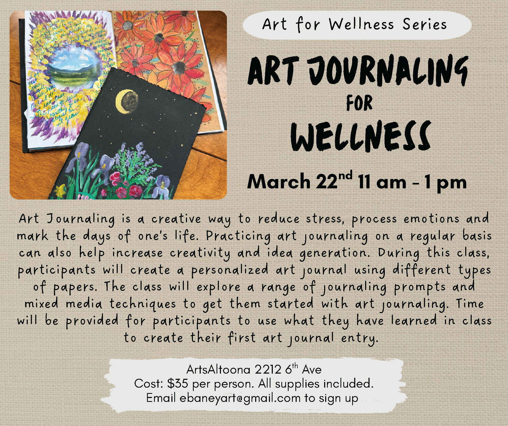 Art Journaling for Wellness