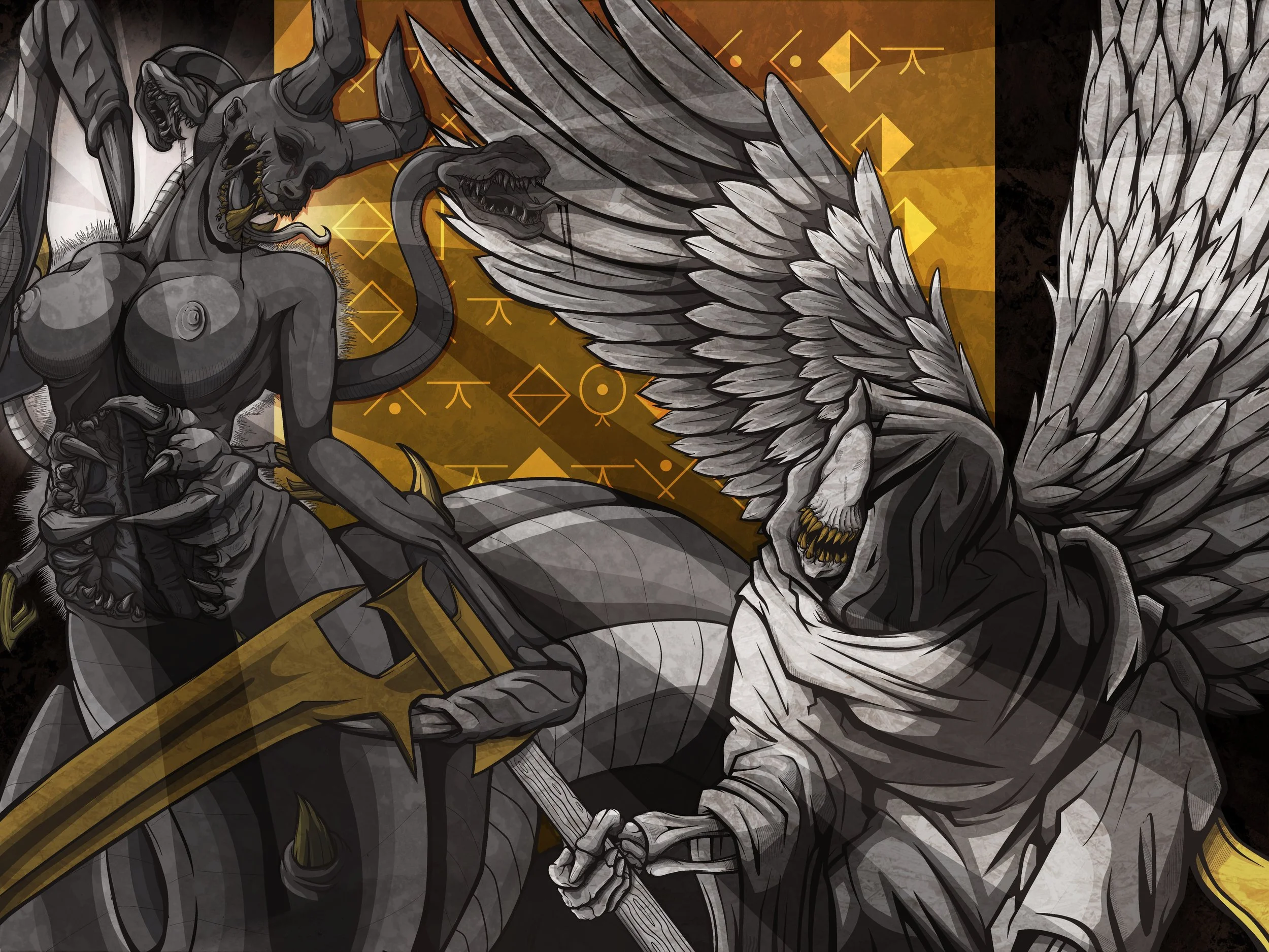 Personal Project - 'Vore' - Procreate