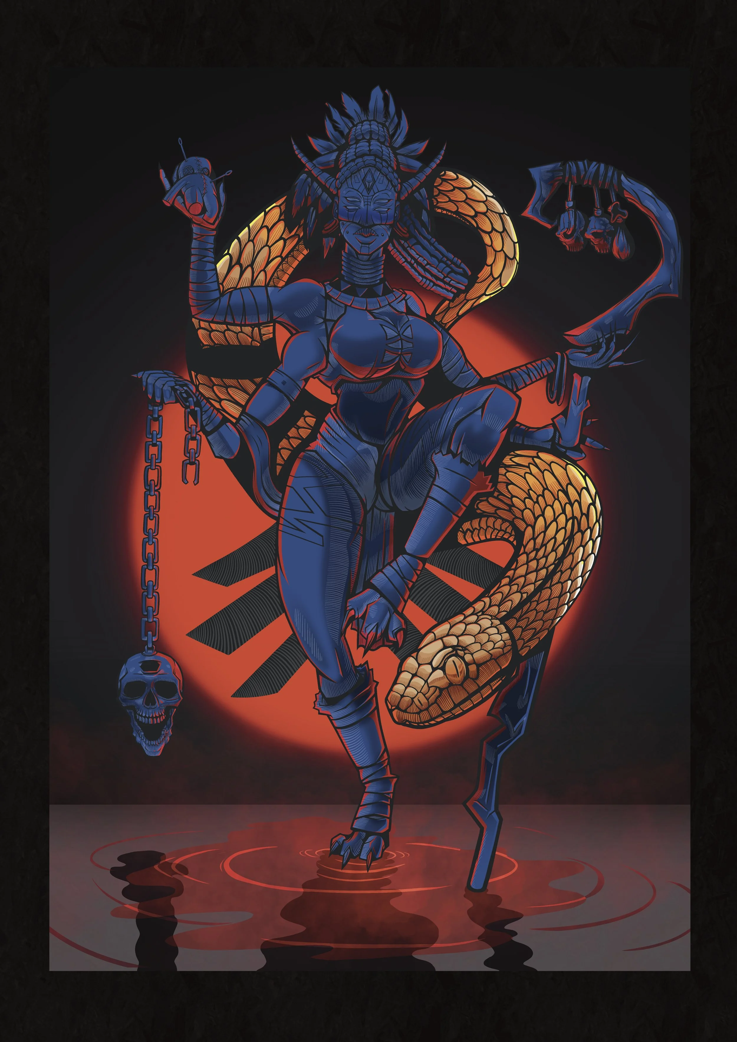 Personal Project - Ayida (Guardian) - Procreate