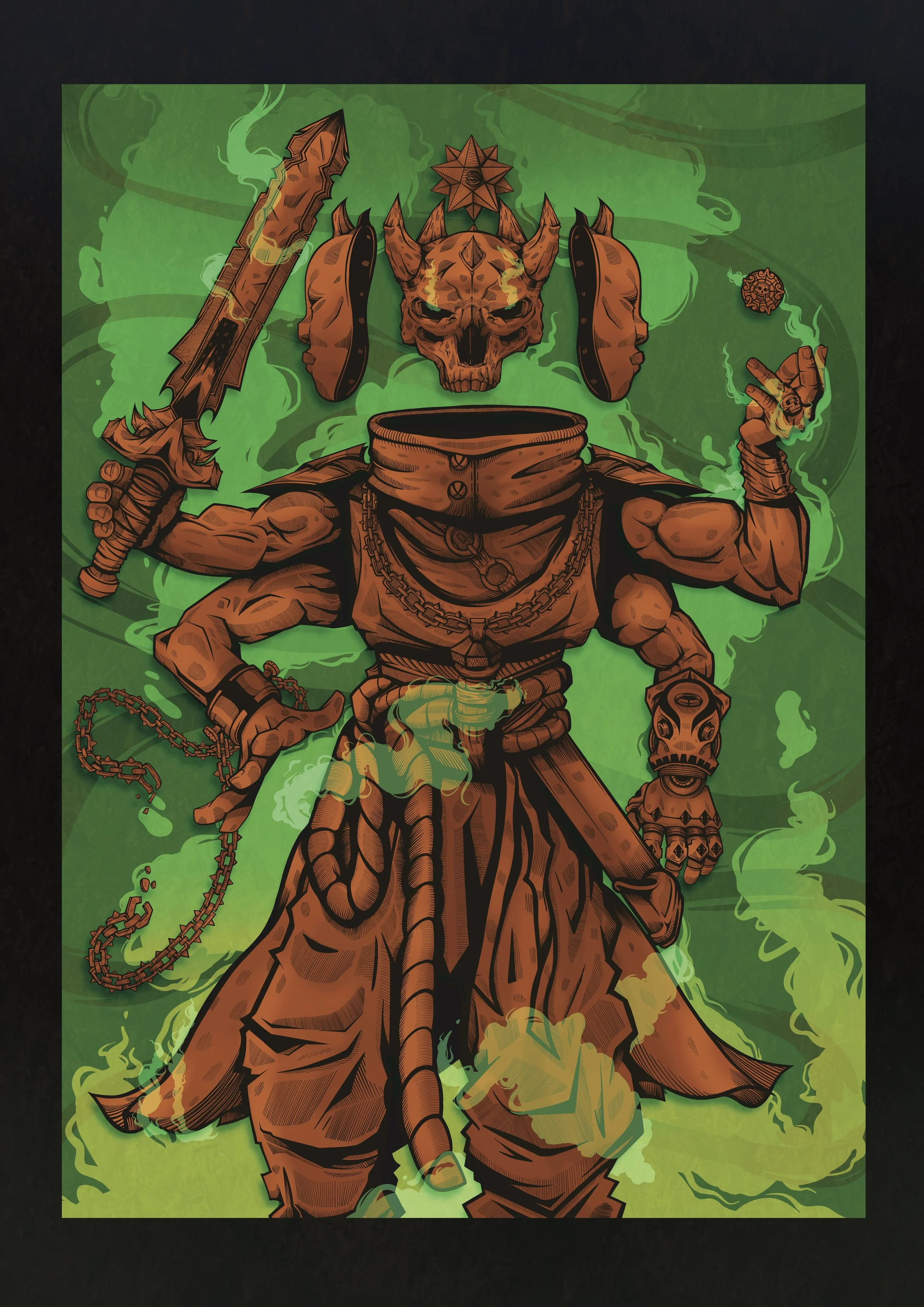 Personal Project - Triton (Guardian) - Procreate