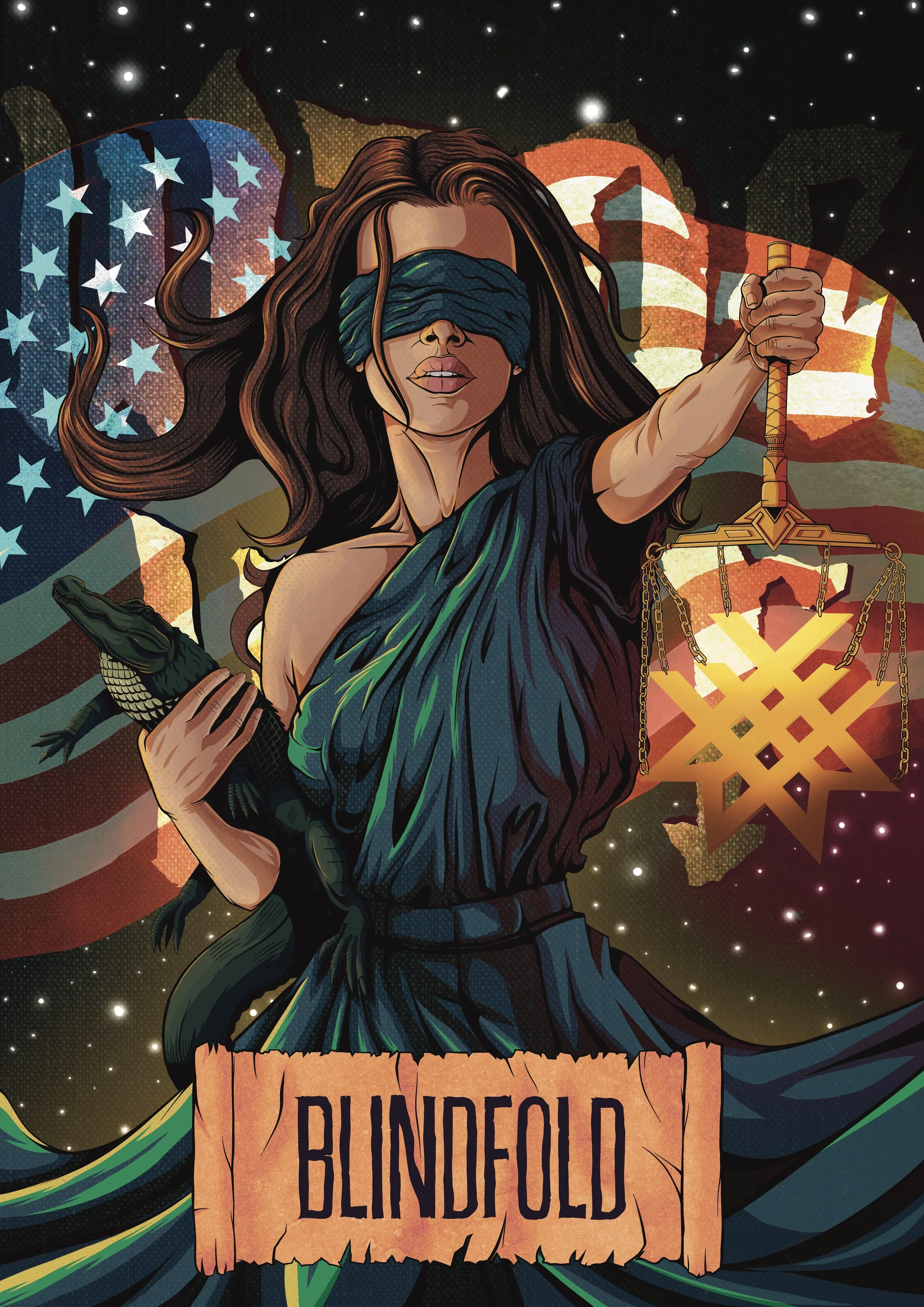 Personal Project - Wage War - ‘Blindfold’ - Procreate