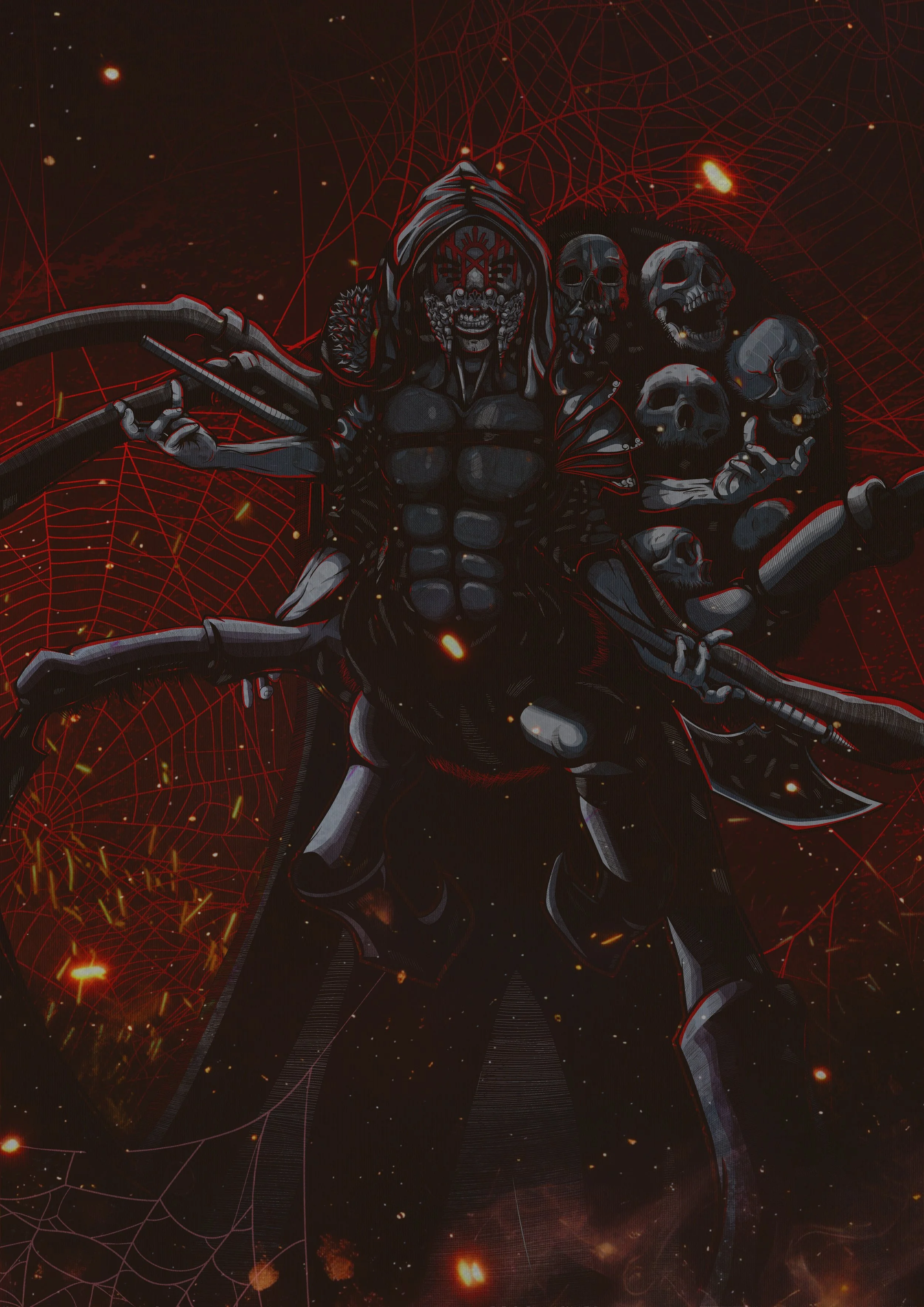 Art Print - 'Chokehold' - Procreate