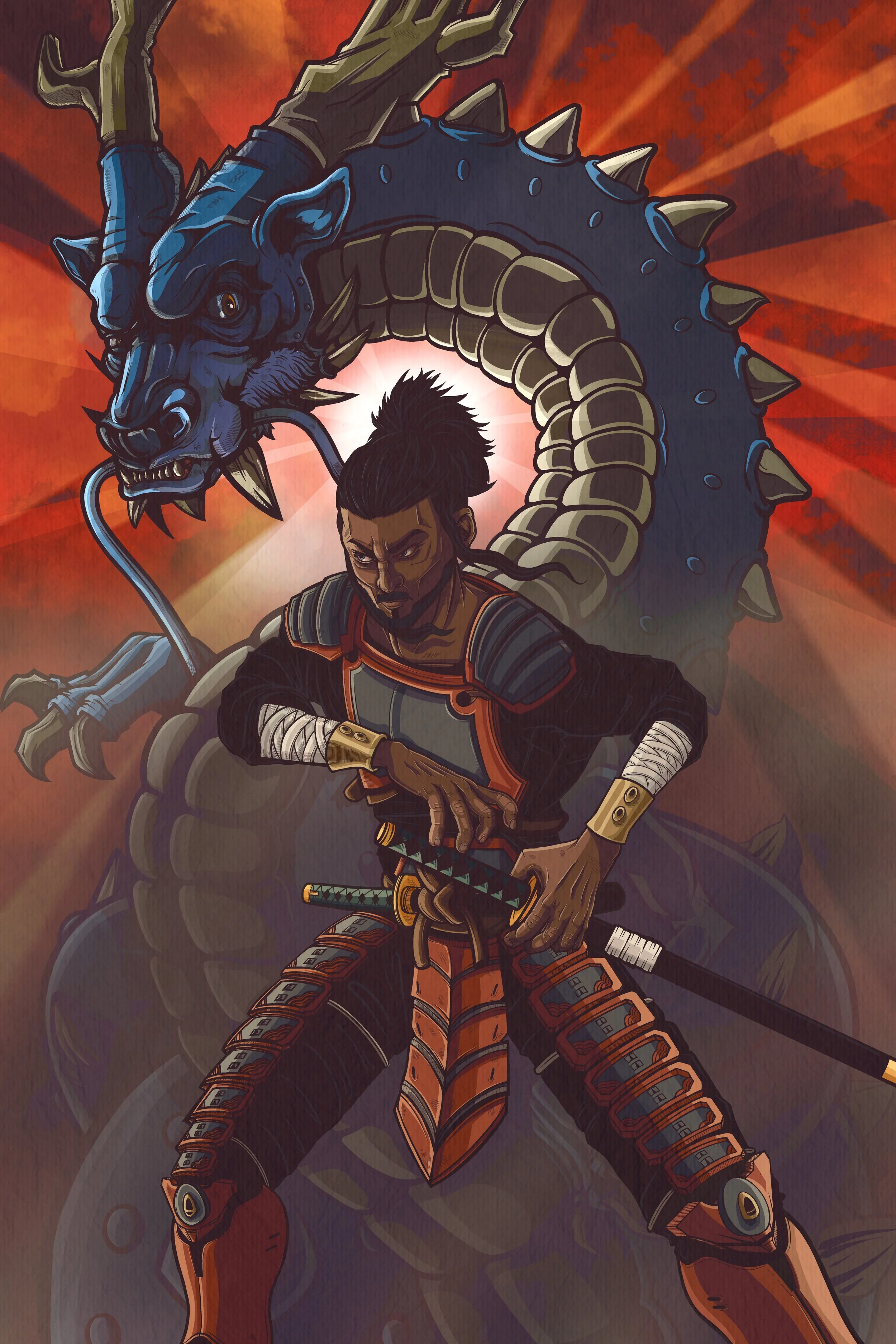 Personal Project - 'To Escape Fear...' - Procreate