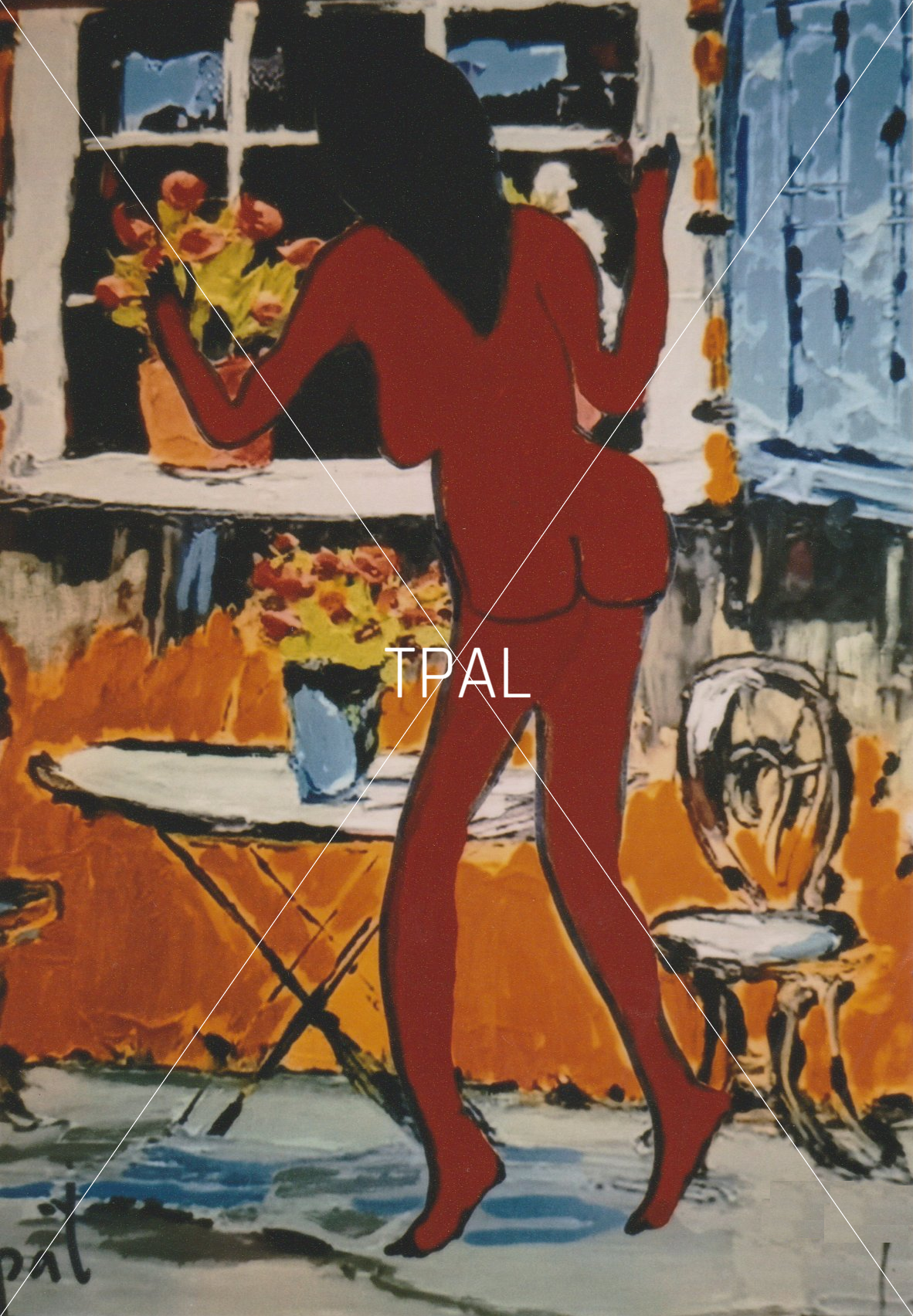 Settles in the petals