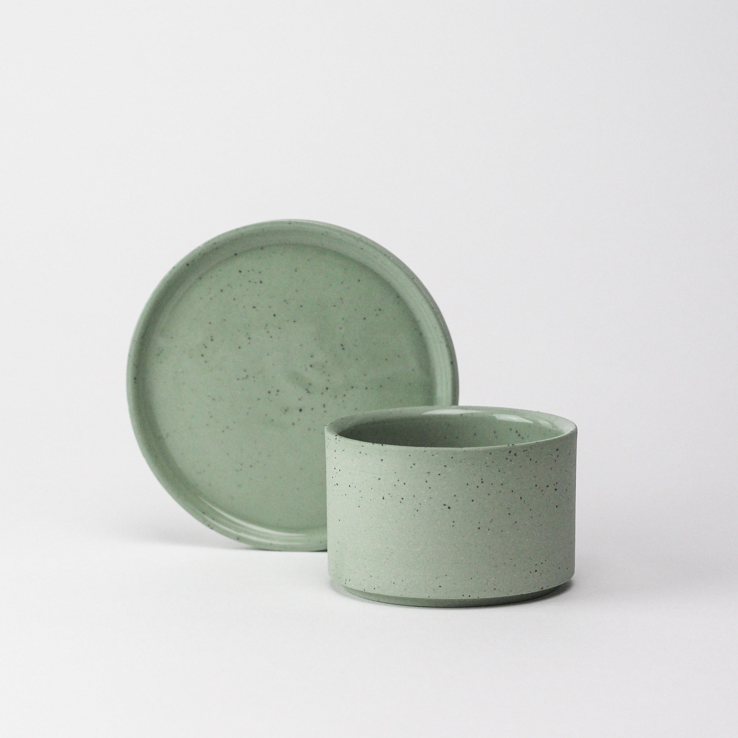 Green espresso cup