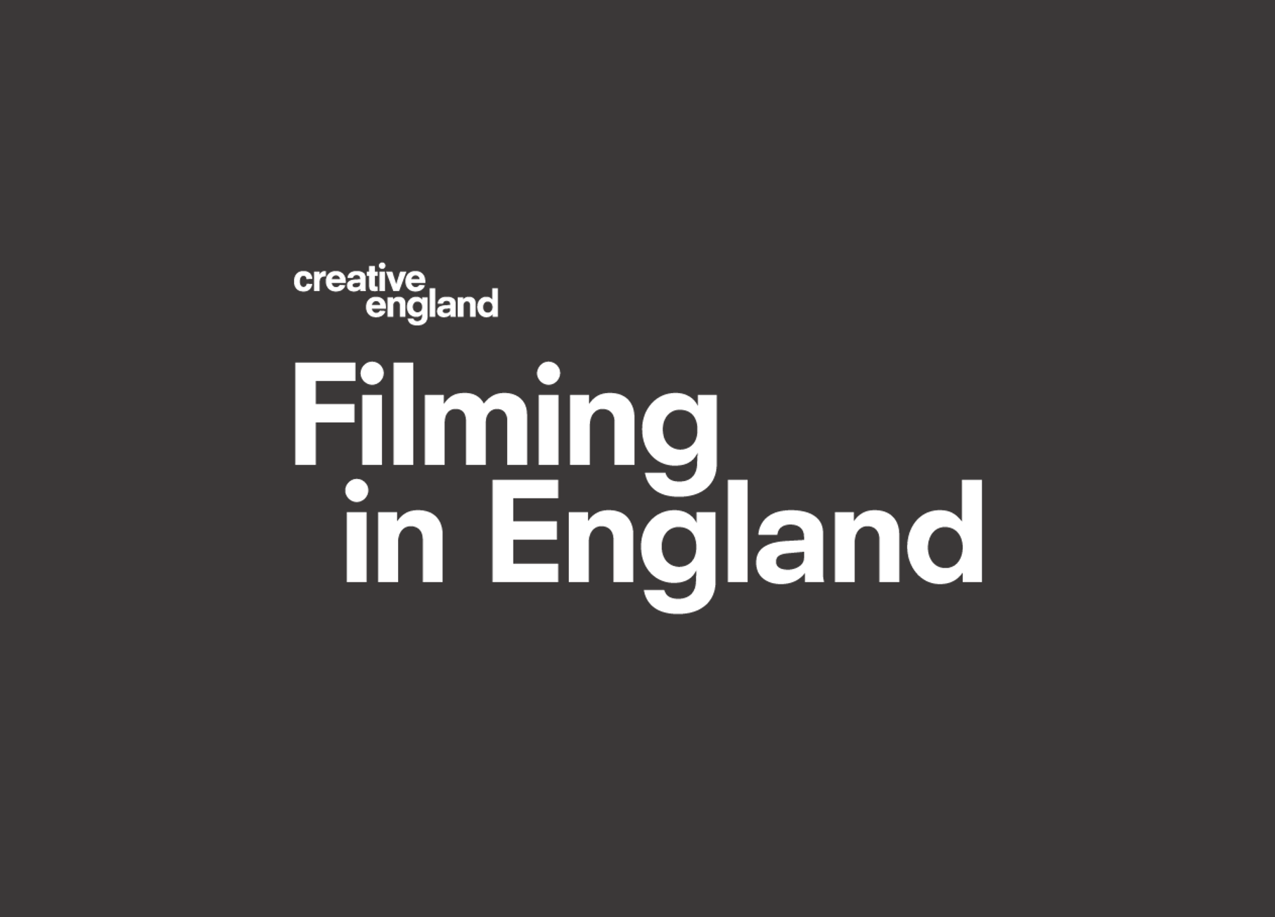 Creative England - Filming in England