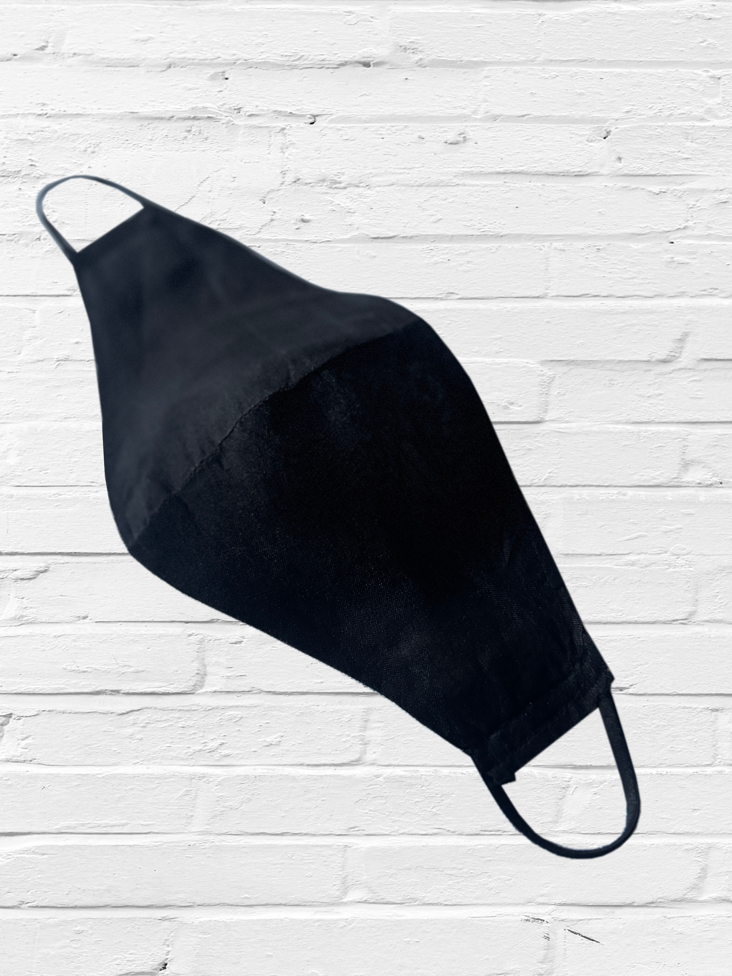 Black Organic Silk Mask