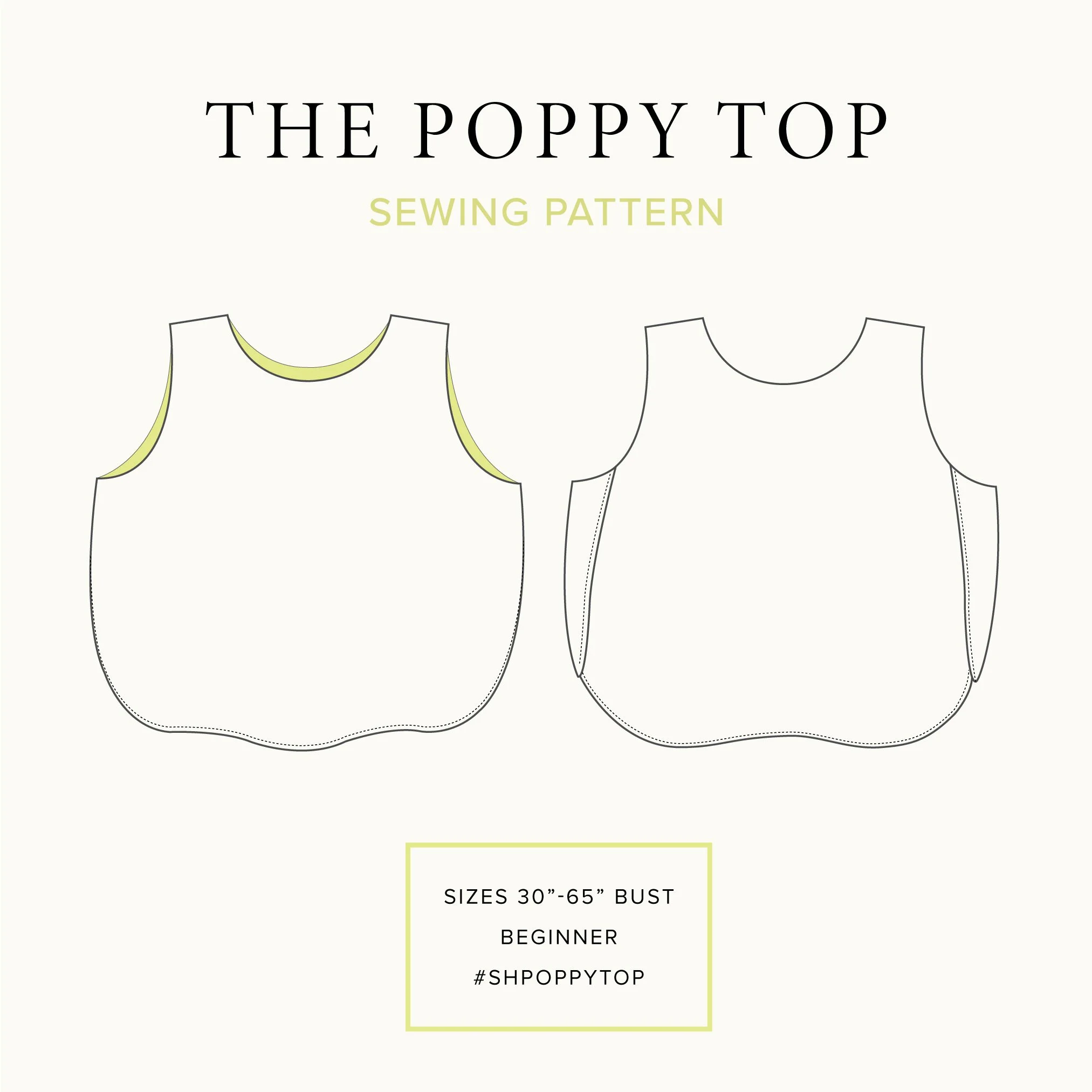 The Poppy Top - Digital Sewing Pattern