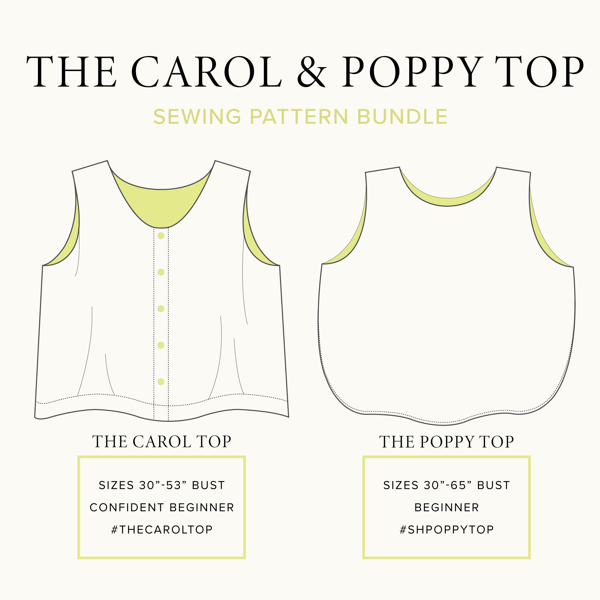 The Carol & Poppy Top Bundle