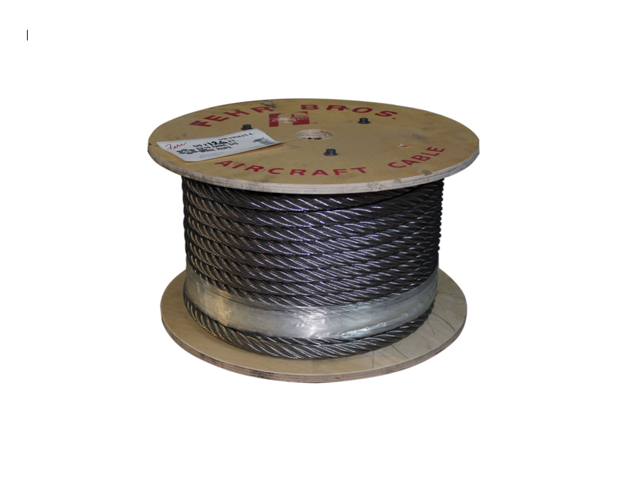 Stainless Steel T304 Wire Rope - 1/2 in X 6x19
