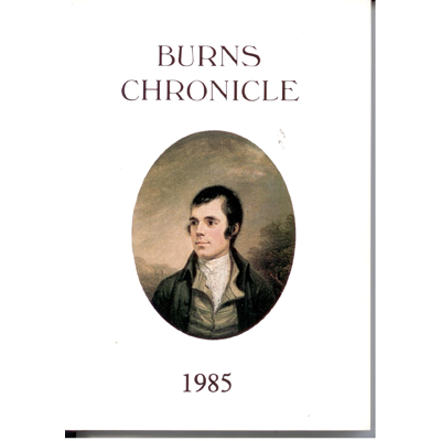 Burns Chronicle - 1985