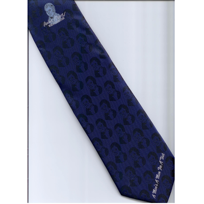 Tie - Blue, Burns shadow image, A Man's A Man