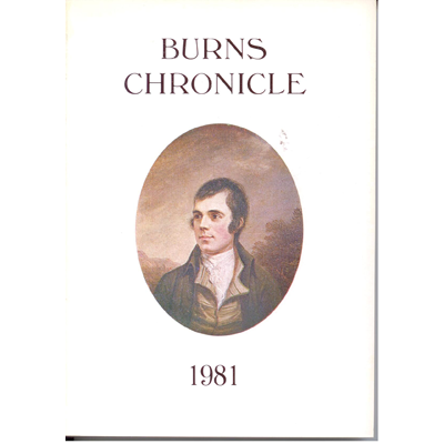 Burns Chronicle - 1981