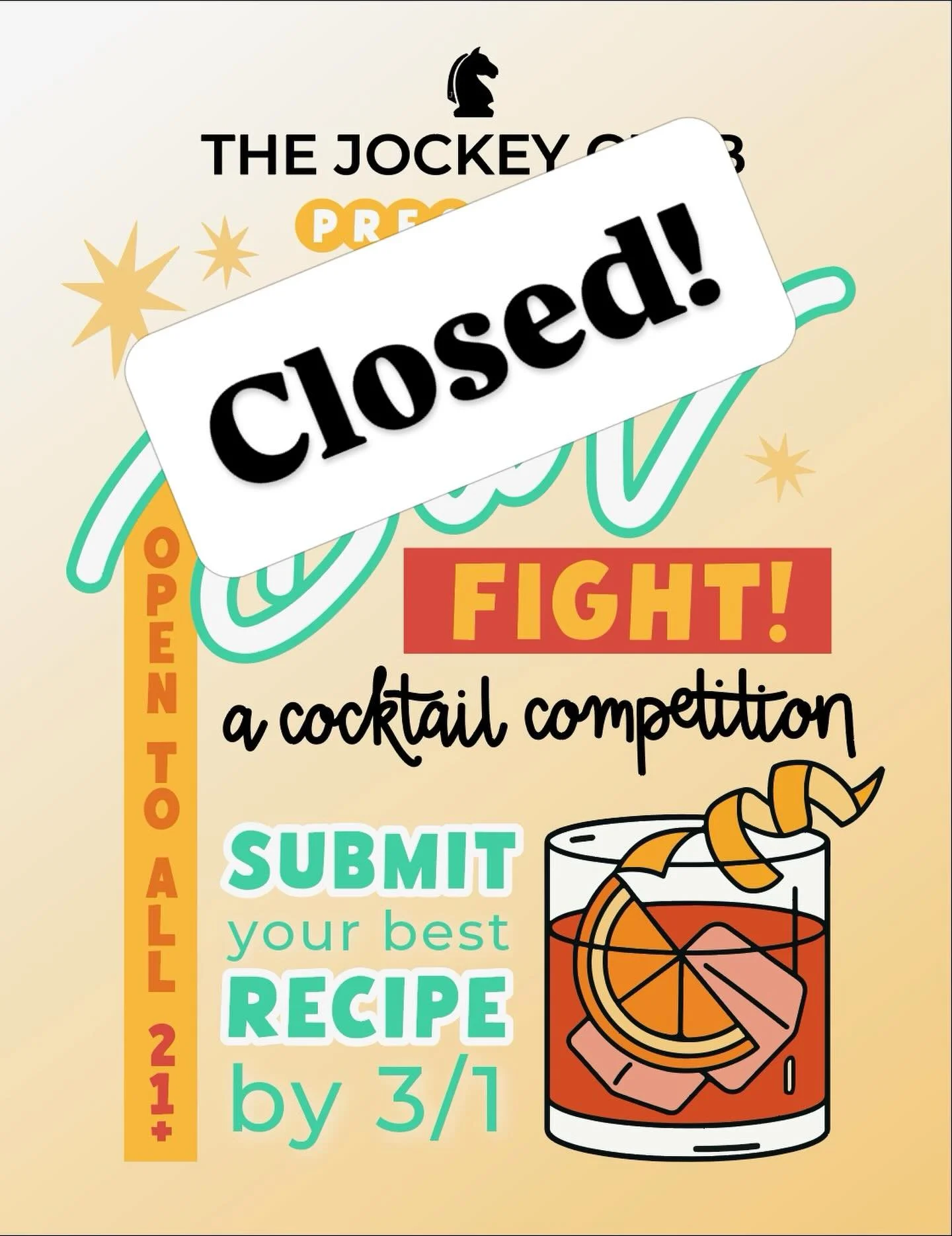 That&rsquo;s a wrap on entries for the Bar Fight! We&rsquo;ll be testing your recipes this week and announcing the winners SOON!
Good luck to everyone that entered!