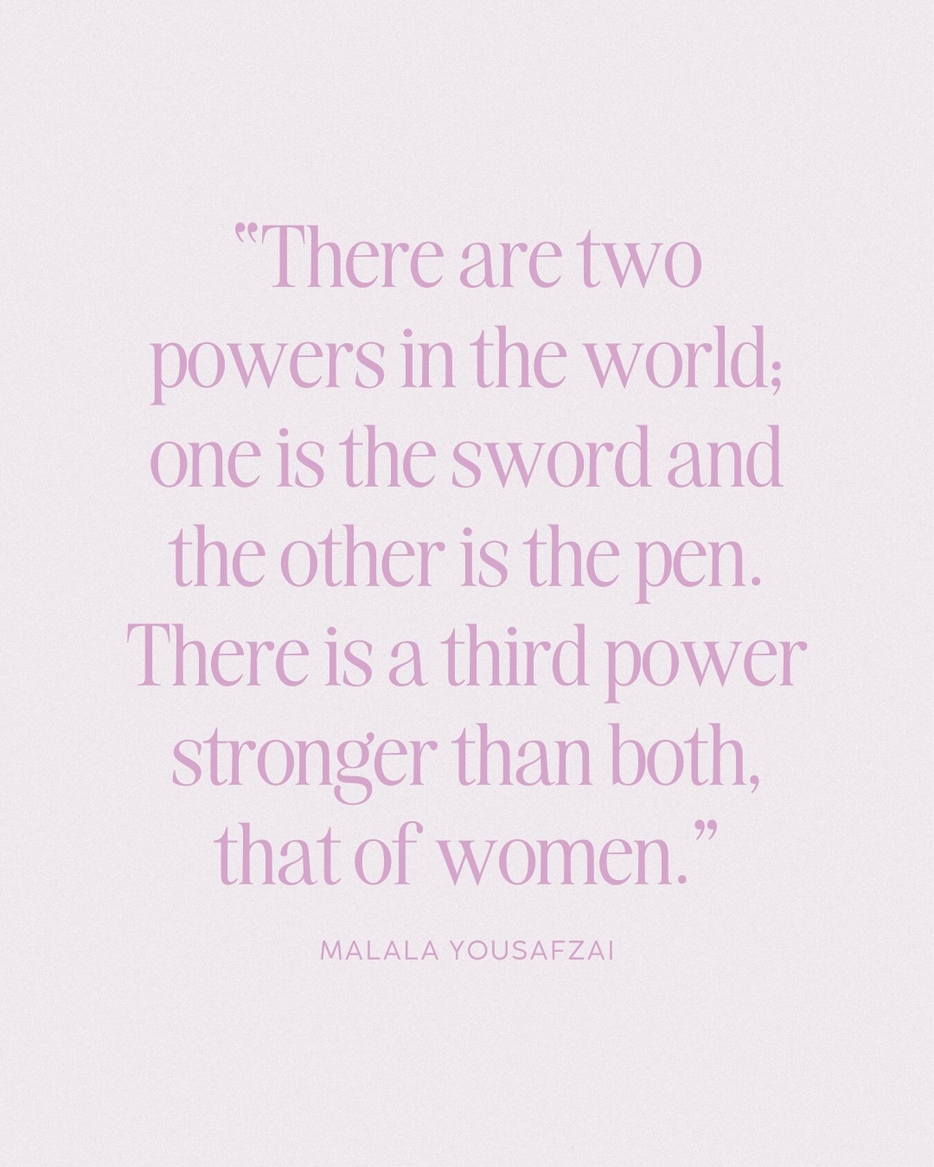 ✊🏾 ✊🏼 ✊🏿 ✊🏻 ✊🏽

#internationalwomensday #IWD #IWD2024 #malalayousafzai #womensday
