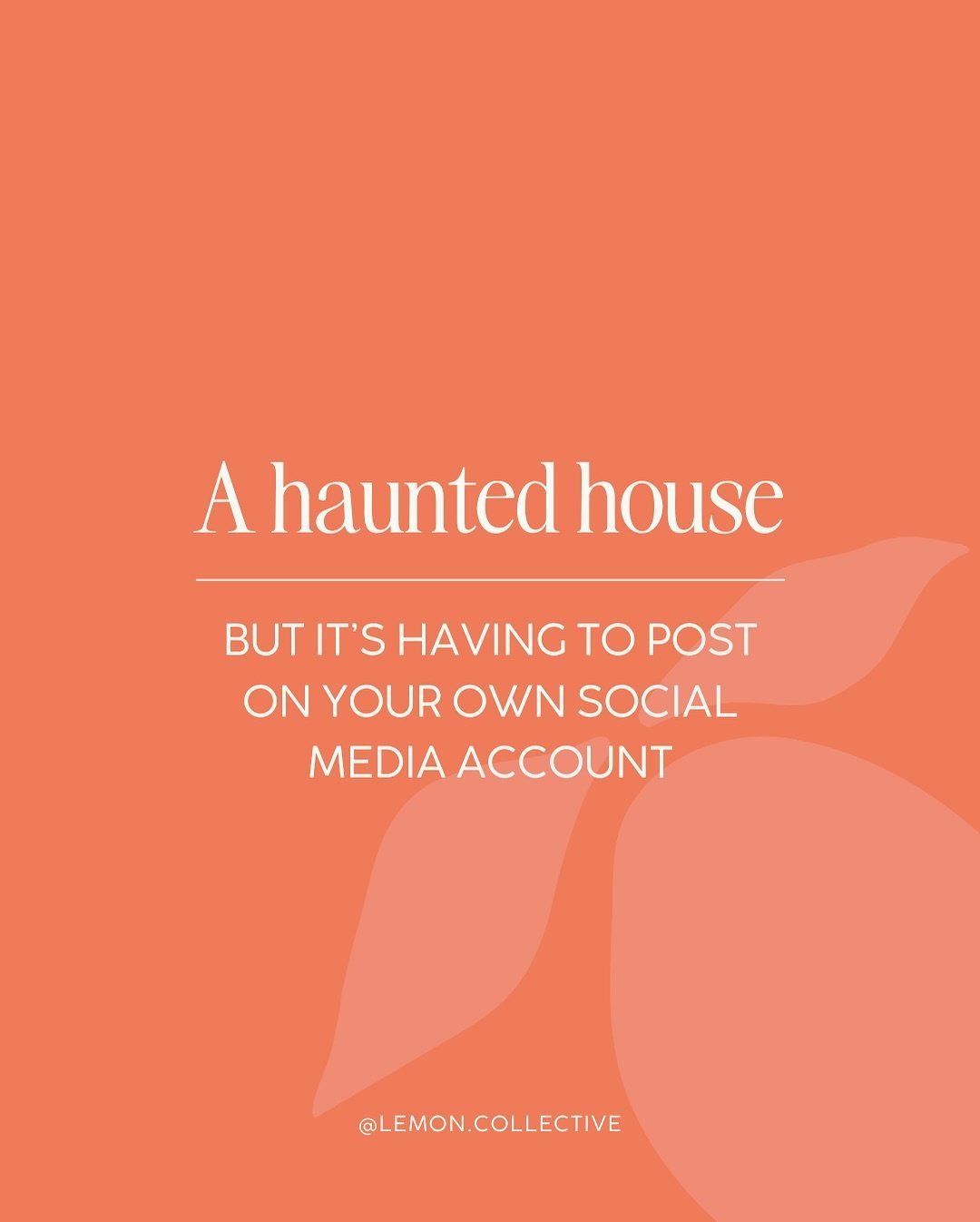 Posting &amp; ghosting is what you definitely should not be doing on your social profiles.

But we&rsquo;re about to do exactly that. 👻

LOVE YOU, BYE! - Happy Halloween!

Love,
The Lemons (there&rsquo;s 4 of us now! 🤯)

-

#CreativeAgency #Marketi
