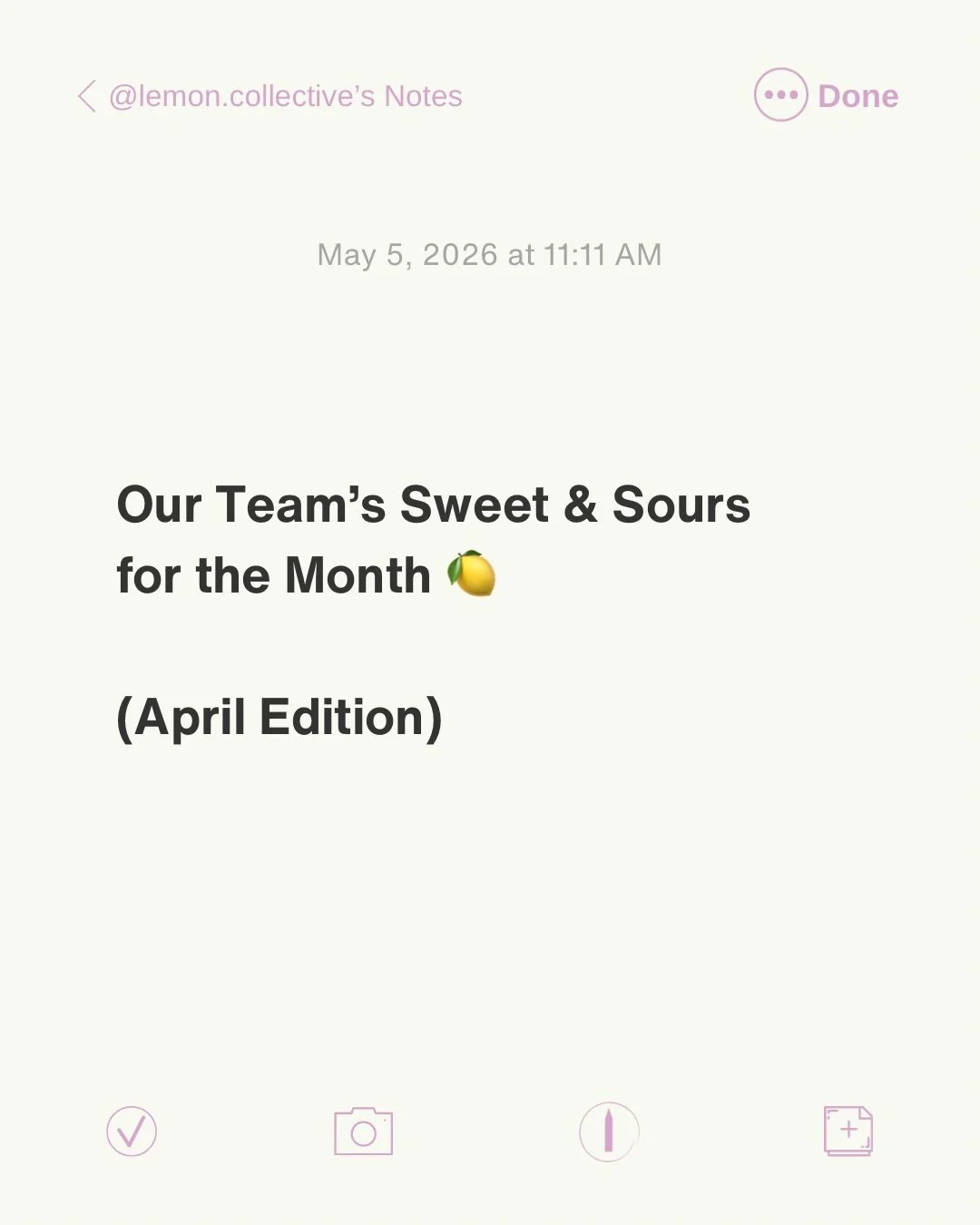 Life has been pretty good lately so we&rsquo;re bringing back our monthly Sweet &amp; Sours 🍋 (a few days late, oops!)

Special shout out to @meagan.demik for starting off her first S&amp;S edition with some super casual sweets.🤪

_

Branding studi