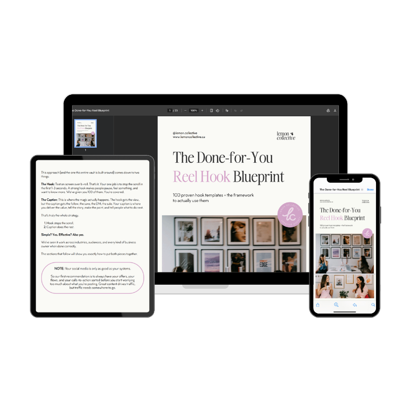 The Done-for-You Reel Hook Blueprint