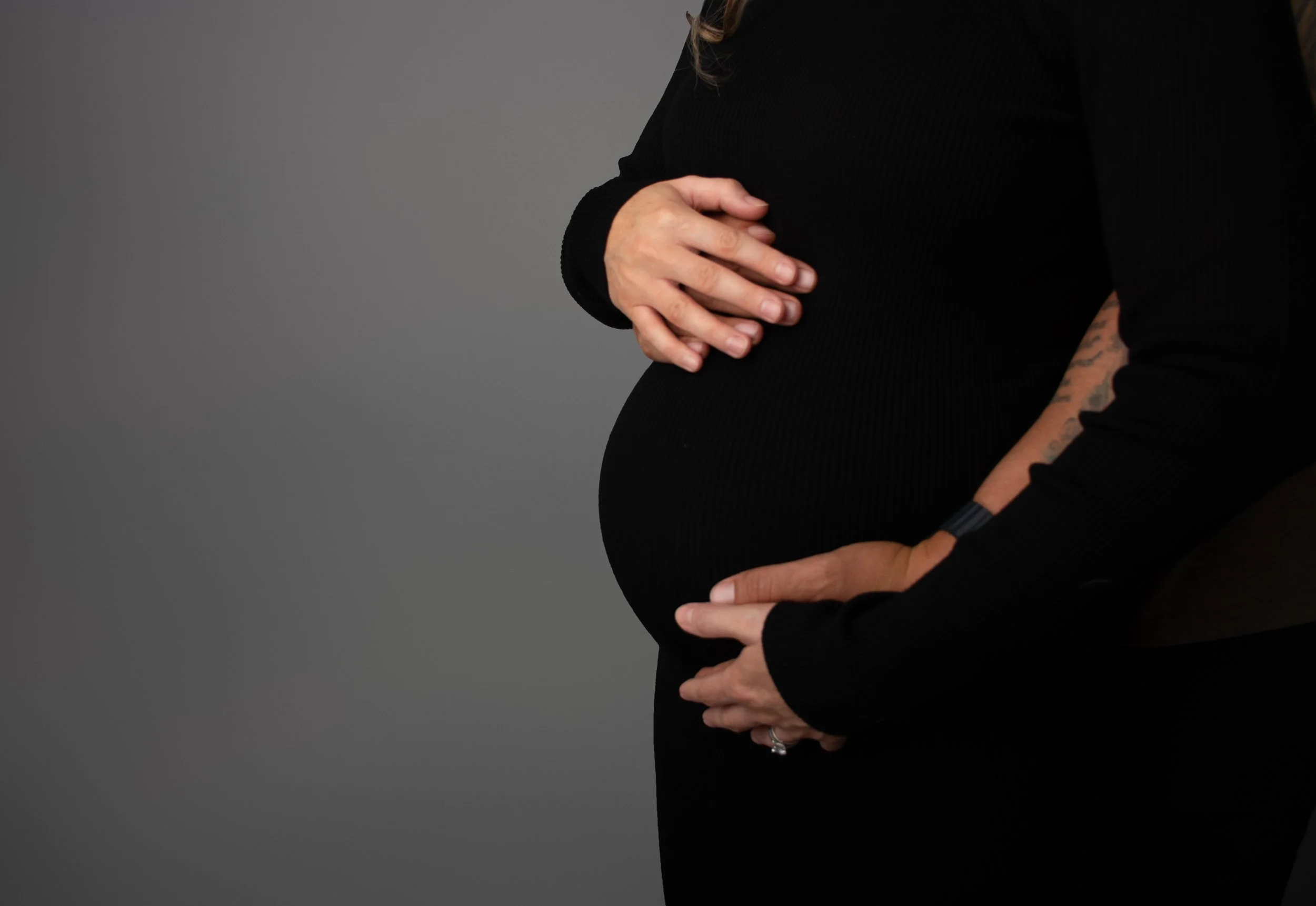 Studio maternity portrait in Satellite Beach Florida