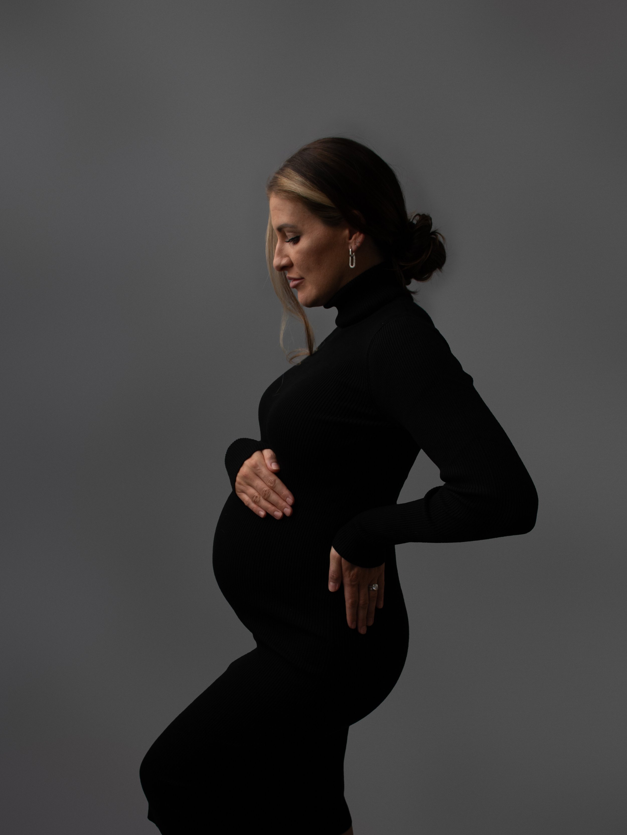 Maternity portrait session at Beachside Portraits in Satellite Beach Florida