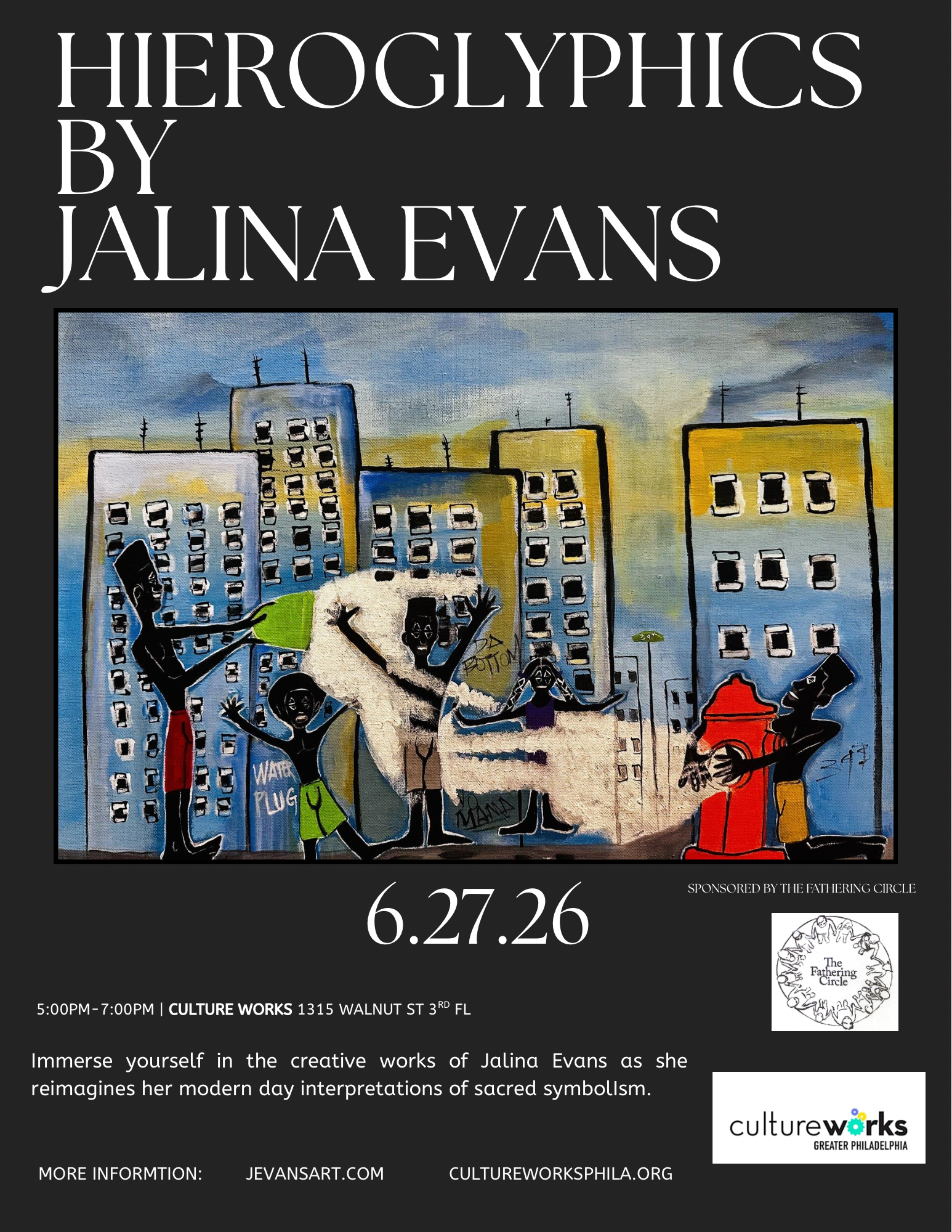 Art Exhibit: Hieroglyphics by Jalina Evans