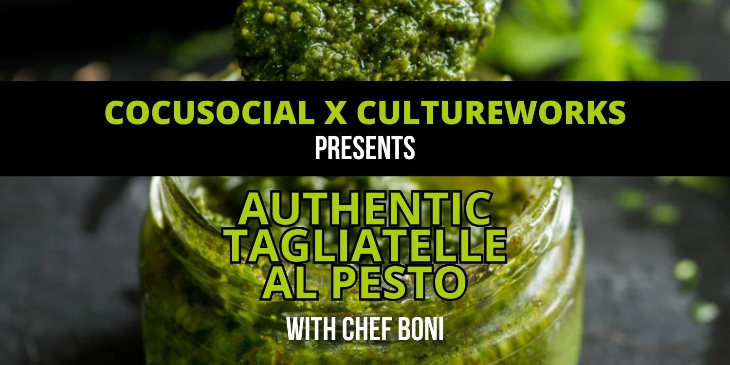 Authentic Tagliatelle al Pesto