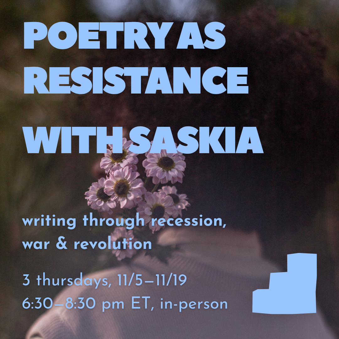 Poetry as Resistance: Writing Through Recession, War, and Revolution
