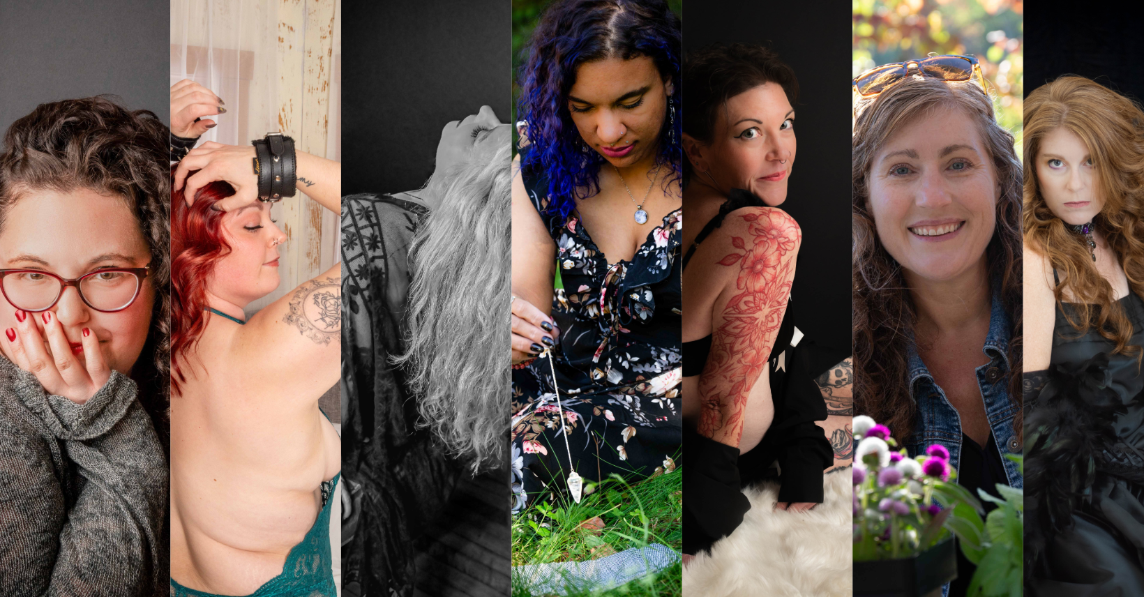 Glamorous portraits of women, boudoir, beauty, and branding