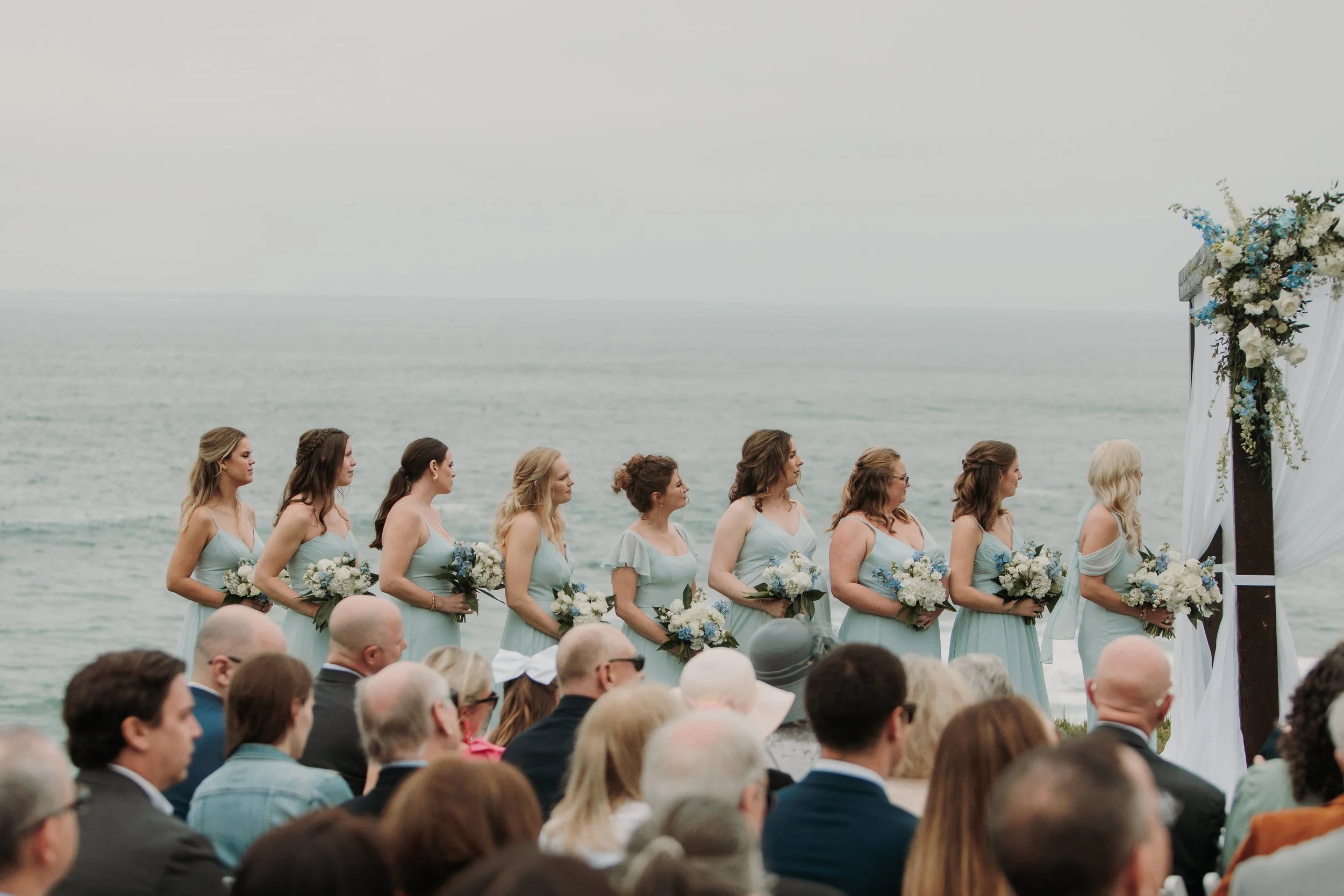 Candid photos of a wedding at The Wedding Bowl and Cuvier Club in La Jolla. San Diego wedding photography by Indigo West Photography.