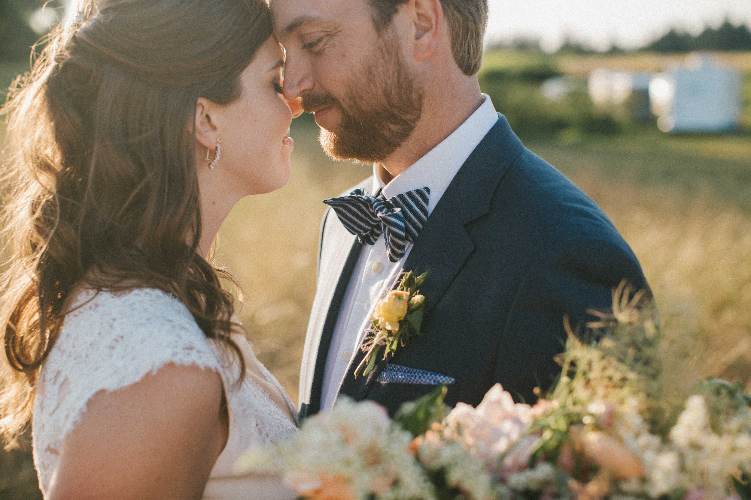 Wedding photograph of couple