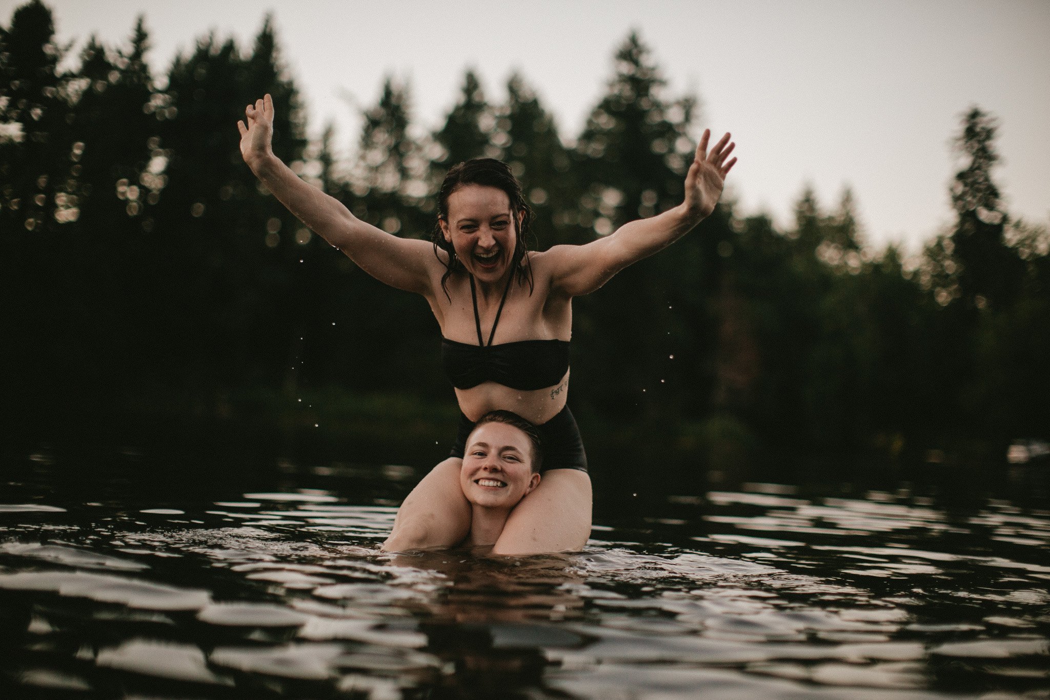 Same sex engagement shoot