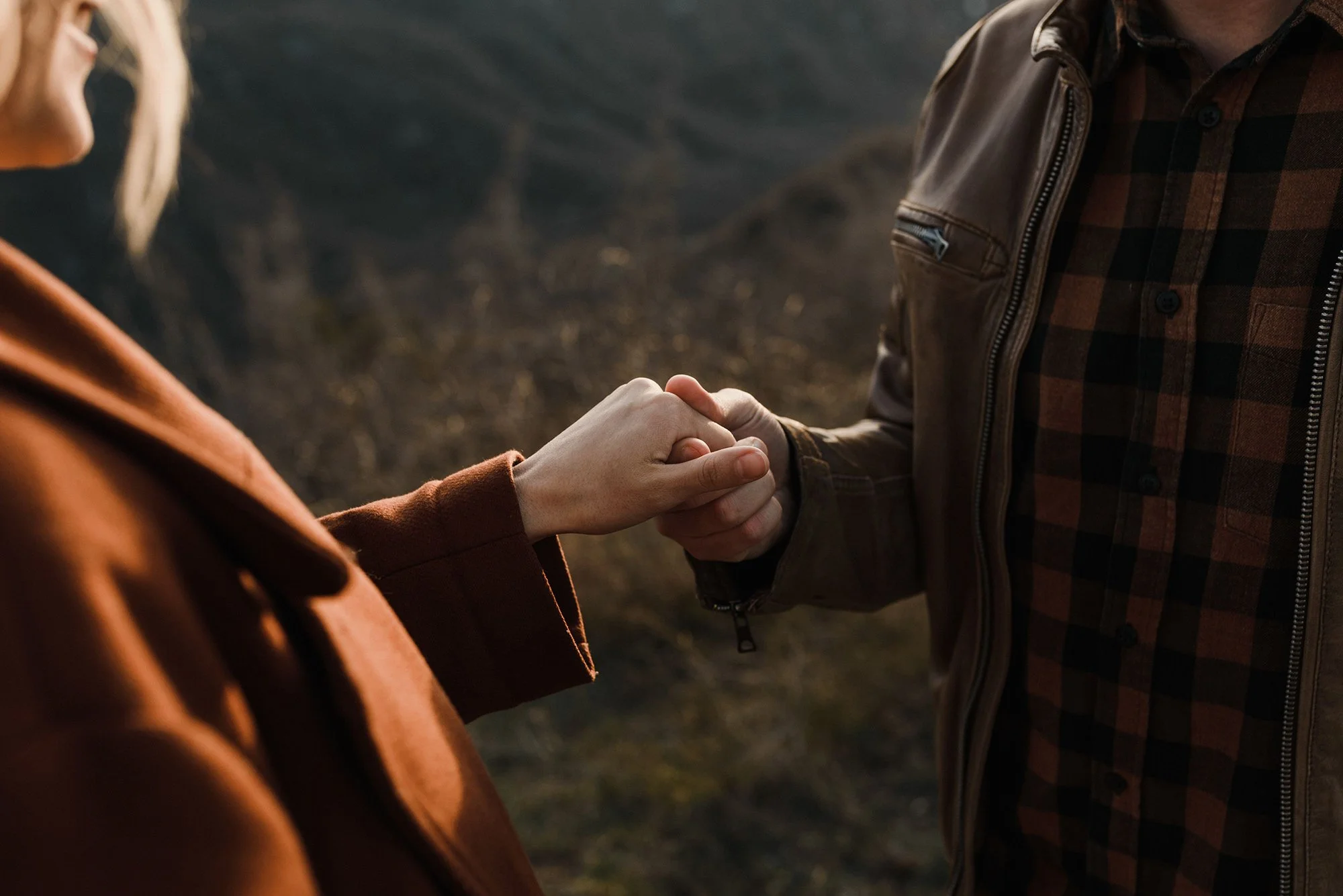 Engagement photography near Julian, in San Diego County.