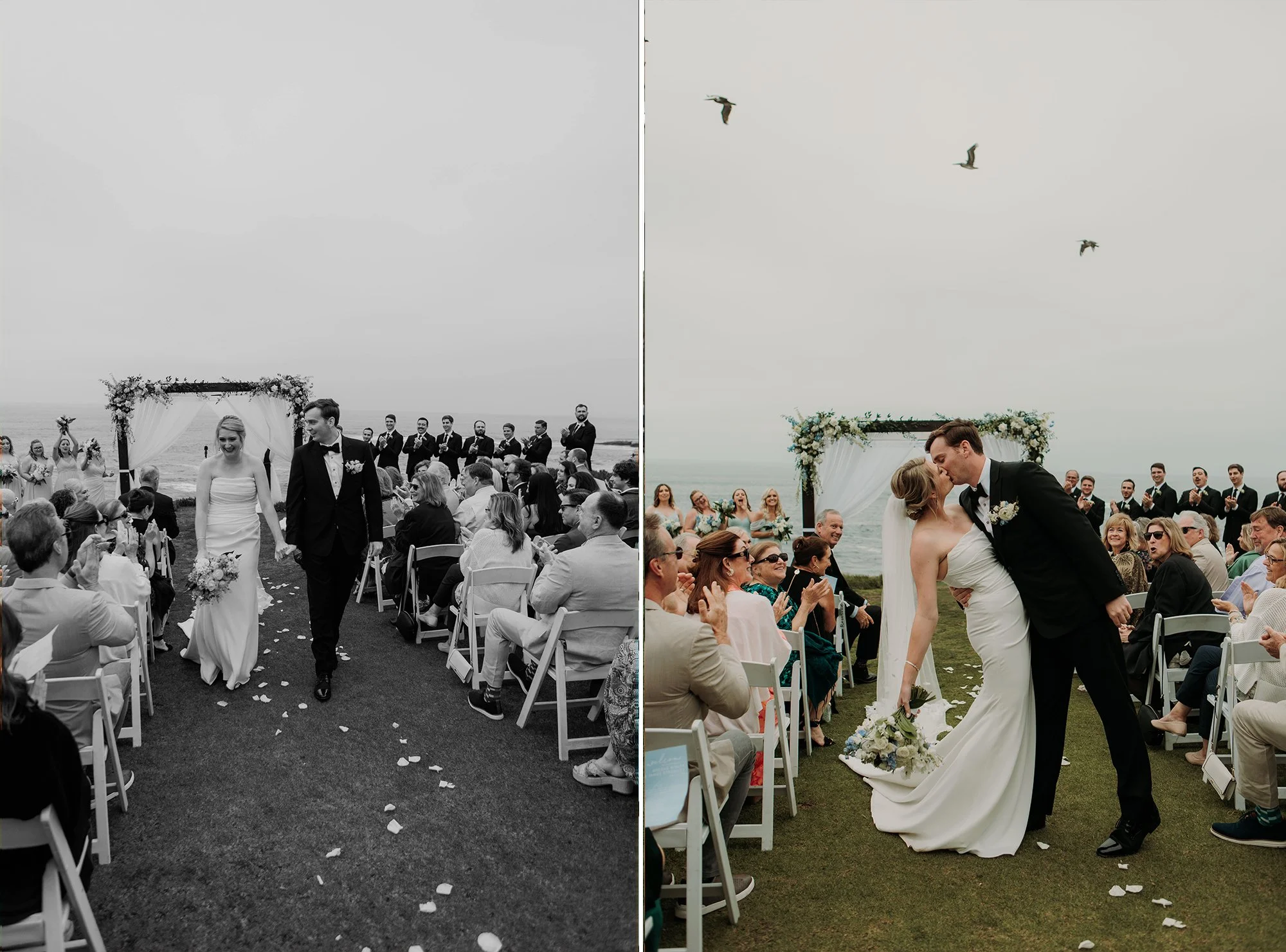 Candid photos of a wedding at The Wedding Bowl and Cuvier Club in La Jolla. San Diego wedding photography by Indigo West Photography.