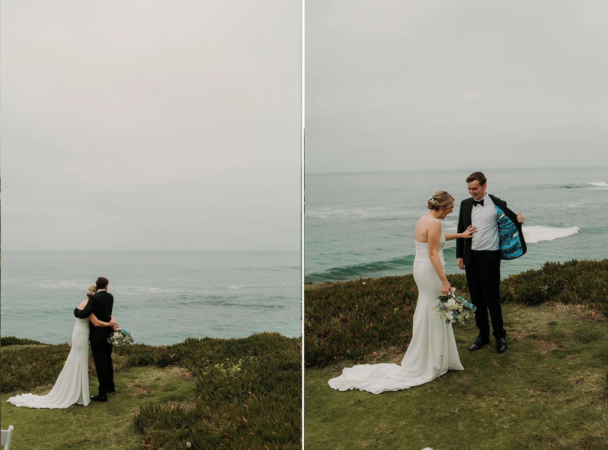 Candid photos of a wedding at The Wedding Bowl and Cuvier Club in La Jolla. San Diego wedding photography by Indigo West Photography.