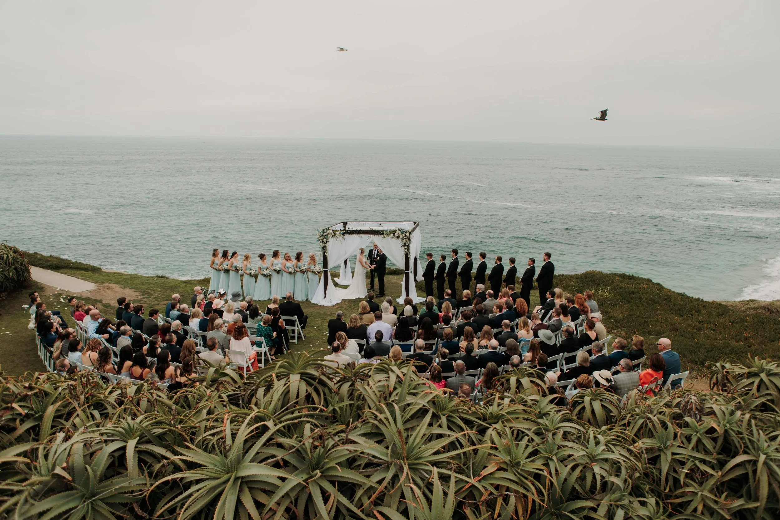 Candid photos of a wedding at The Wedding Bowl and Cuvier Club in La Jolla. San Diego wedding photography by Indigo West Photography.