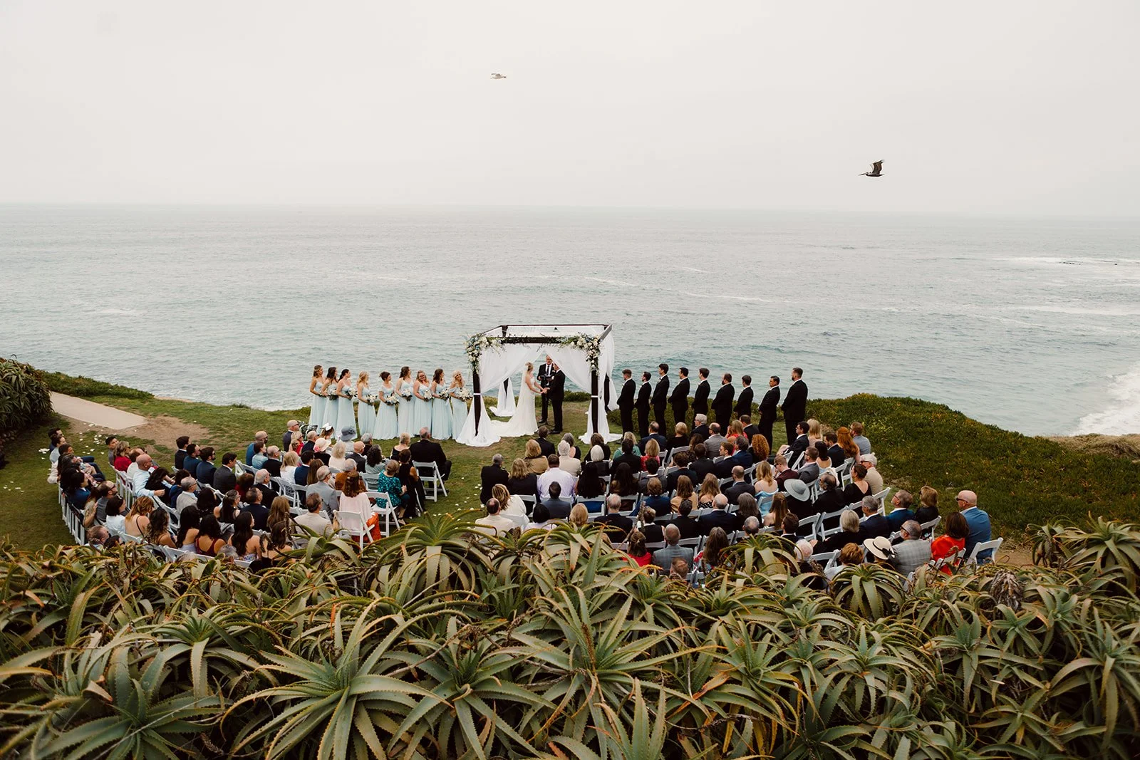 Wedding Bowl ocean front wedding in San Diego.