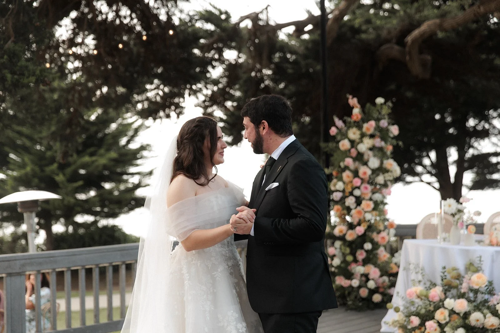 First dance at a Martin Johnson House wedding in San Diego.